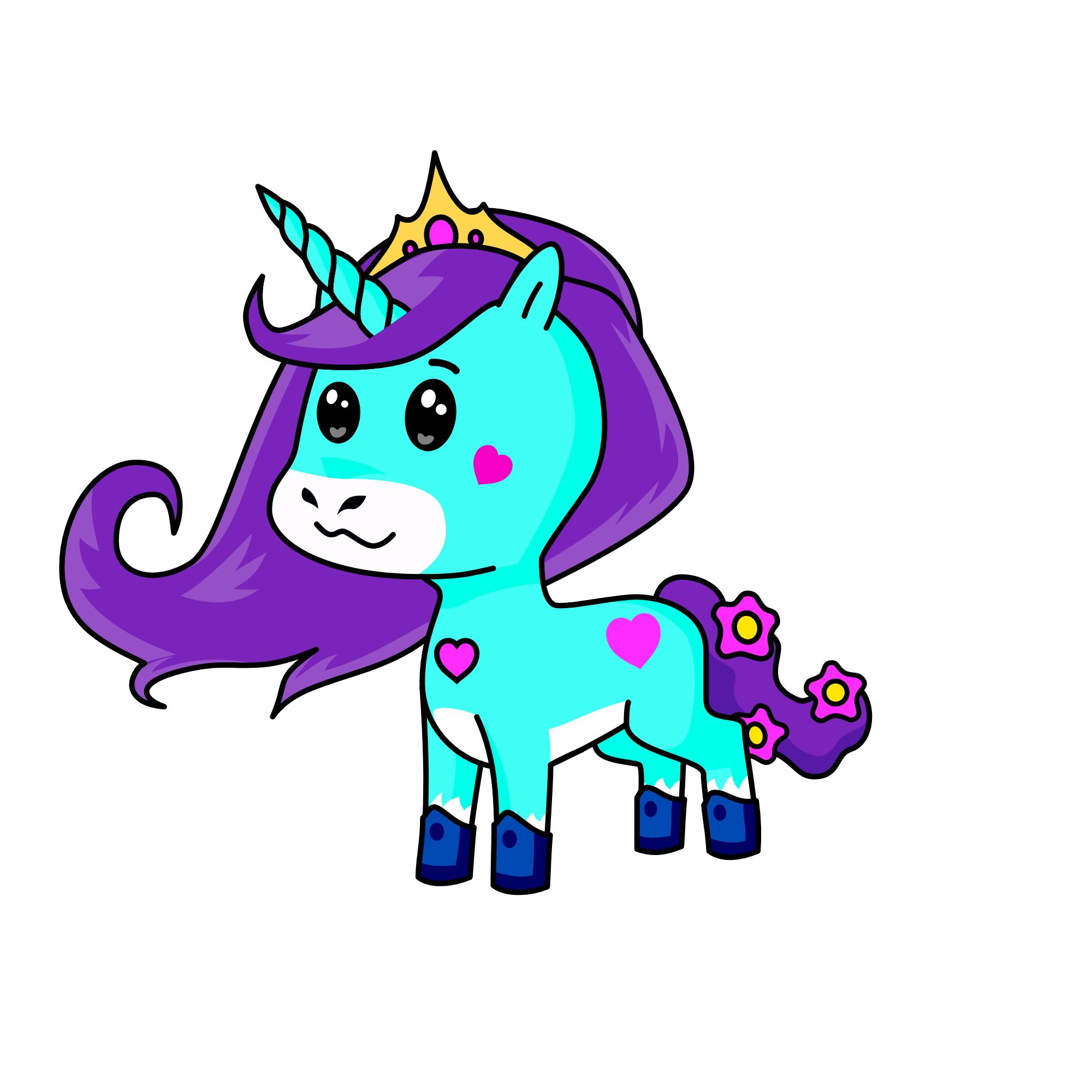 MISTY MAGIC, the unicorn