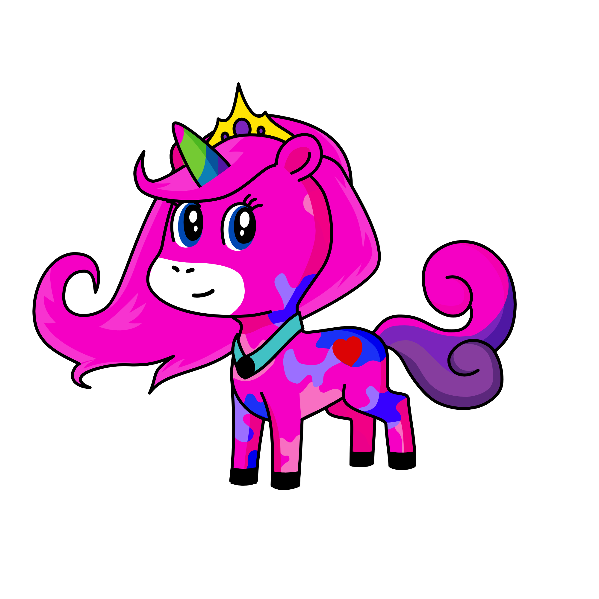 queen unicorn, the unicorn