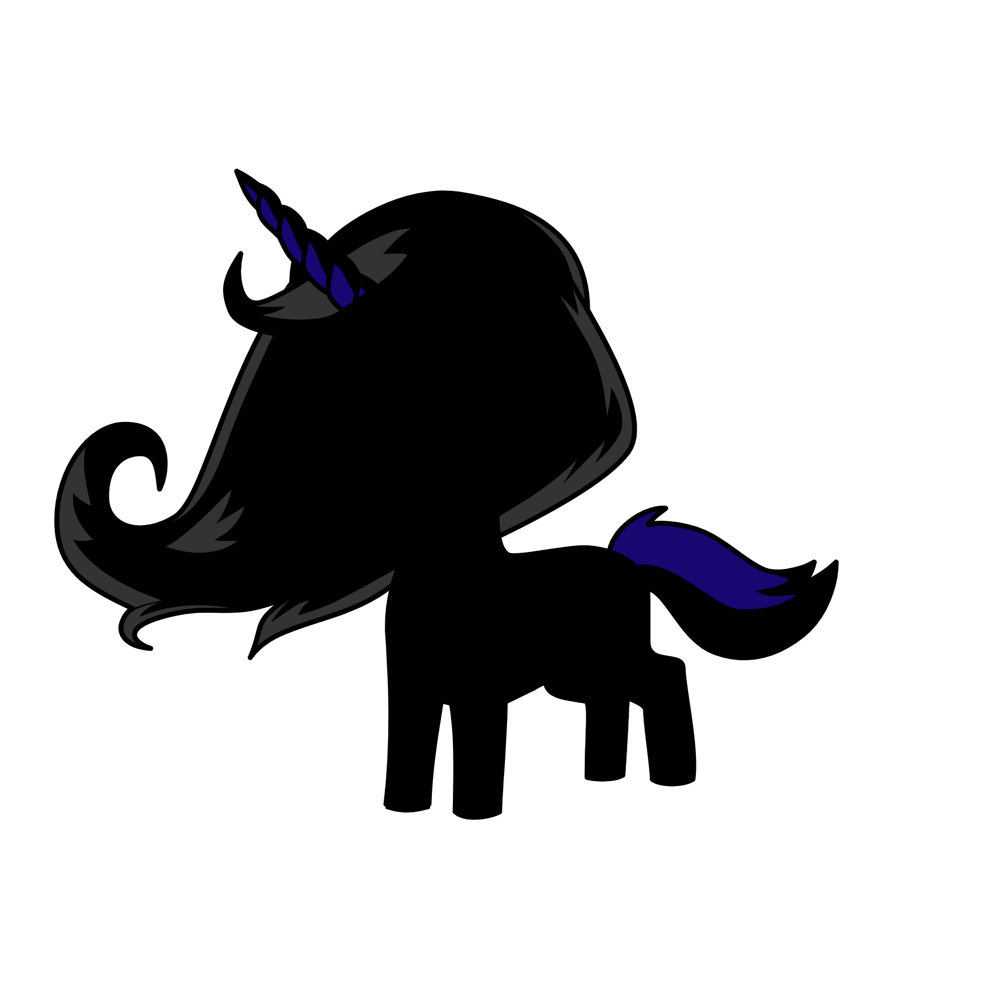 it only comes out at night so i do not now its name, the unicorn