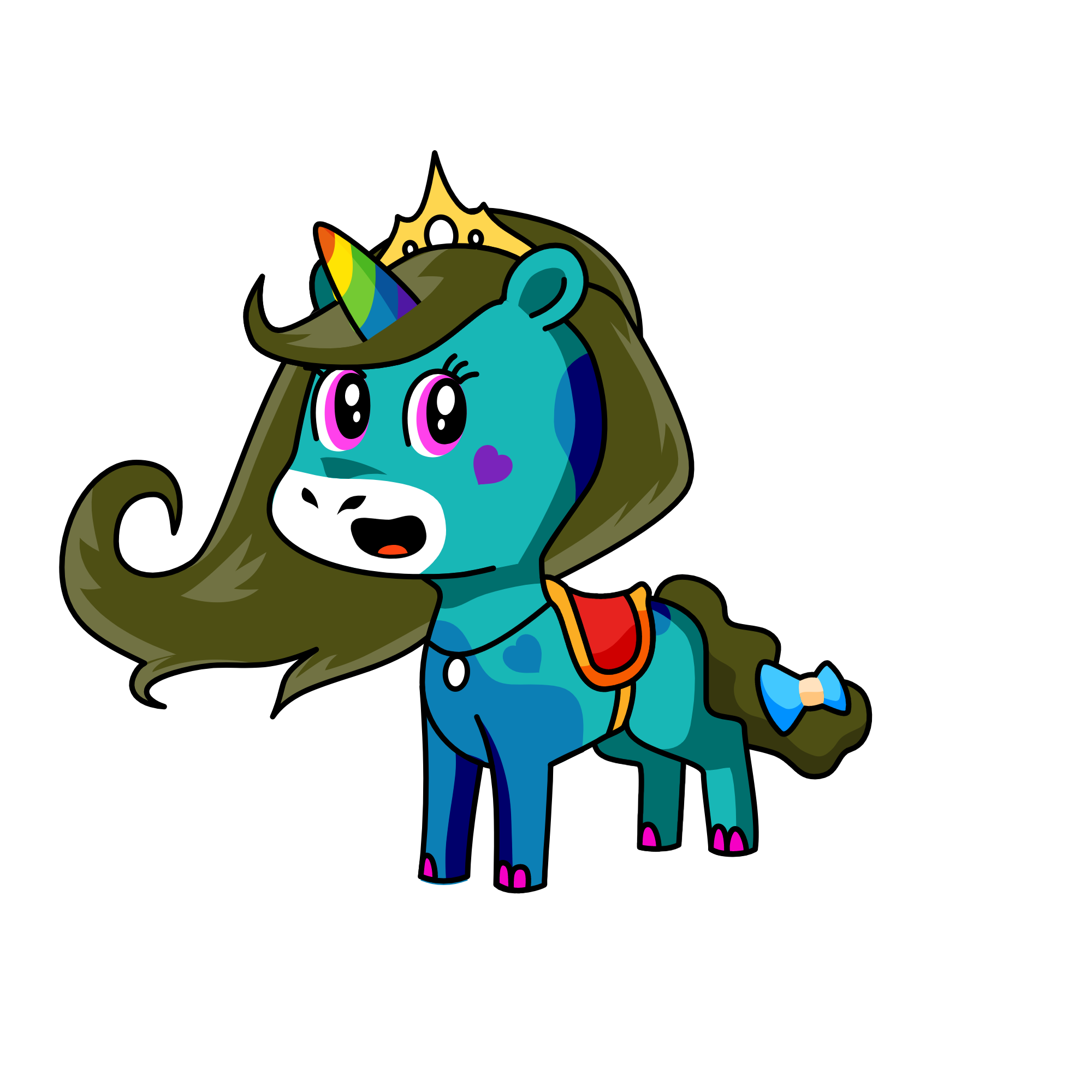 Moony, the unicorn