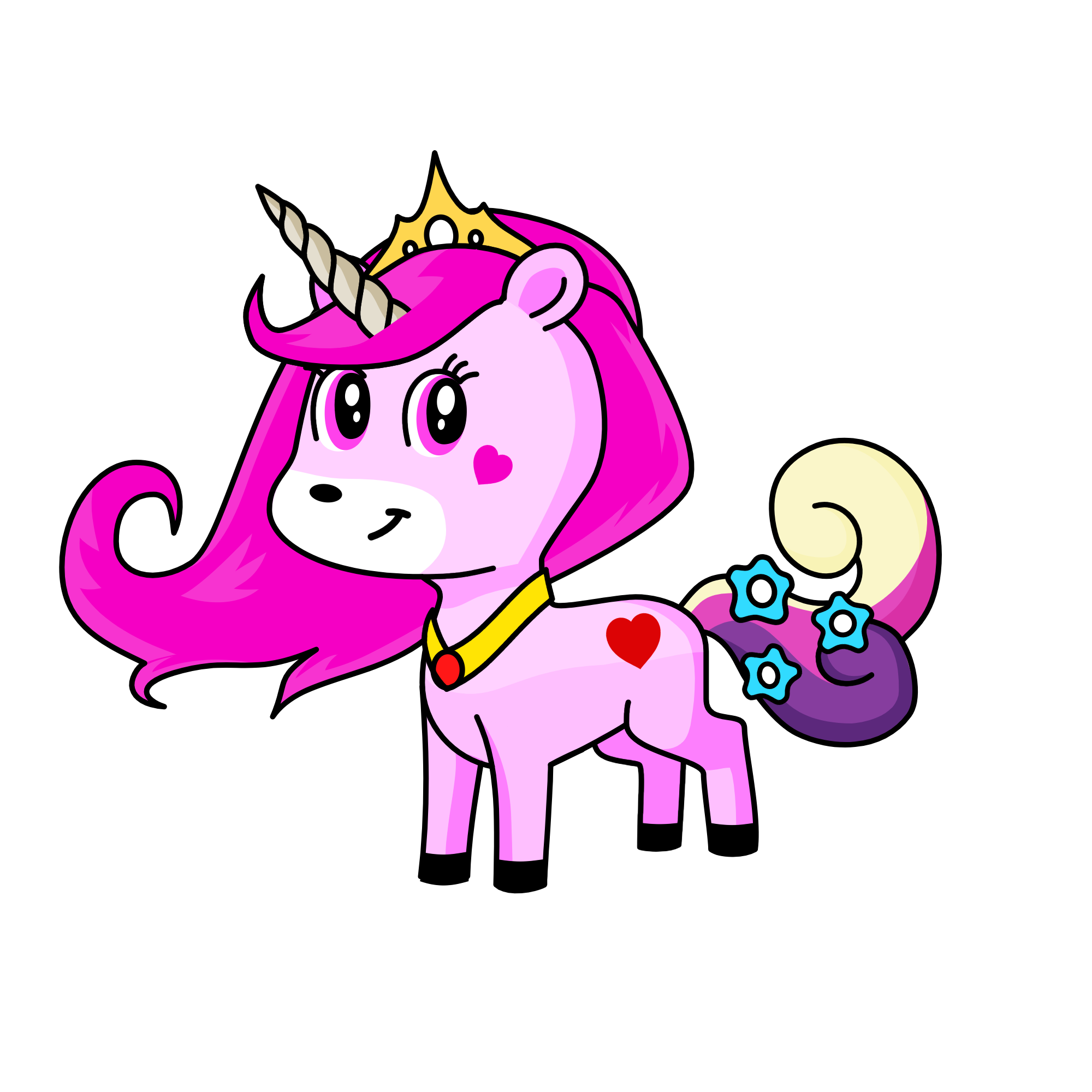 Pinki pie, the unicorn