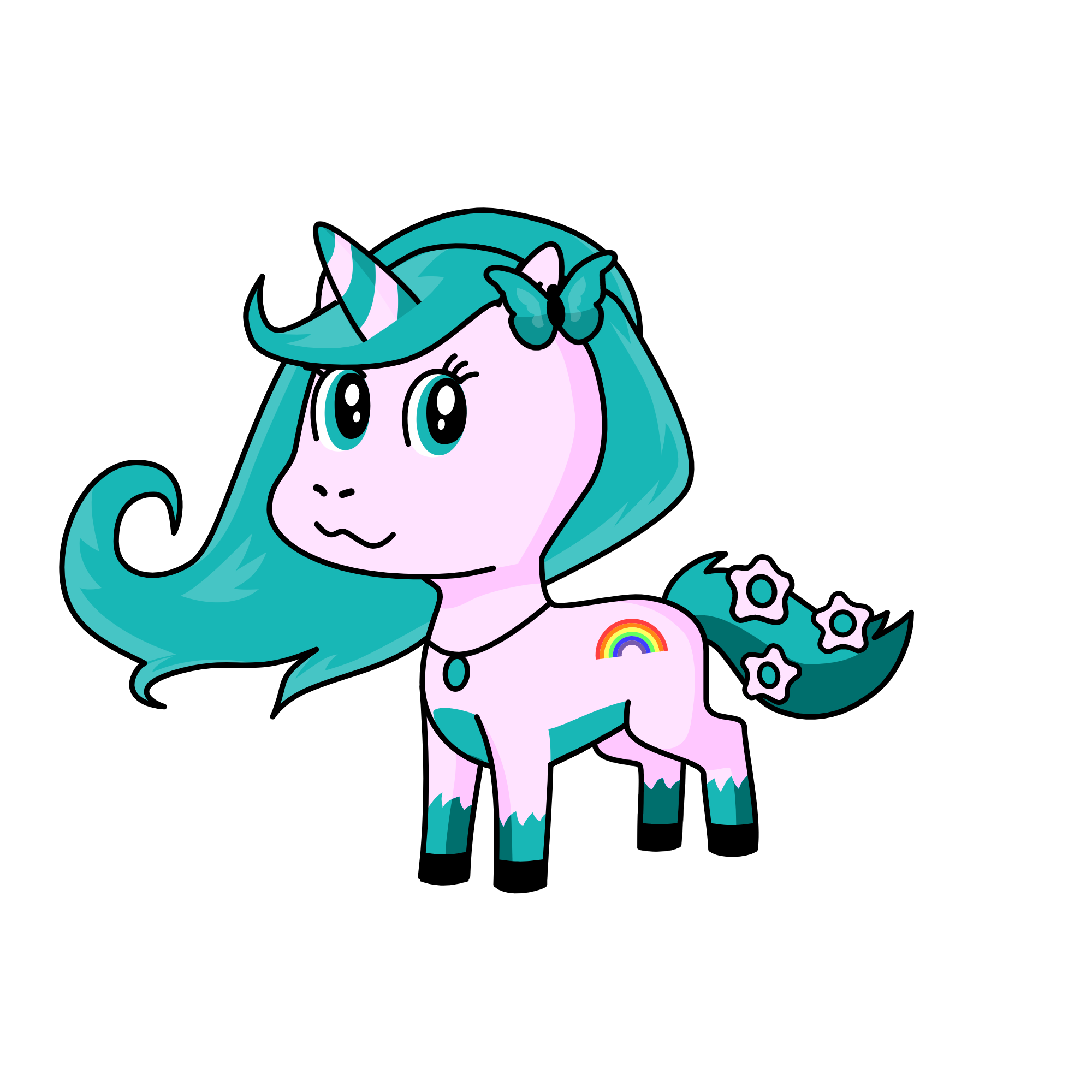 Celestia Pastelena Cyluara Pinkia, the unicorn