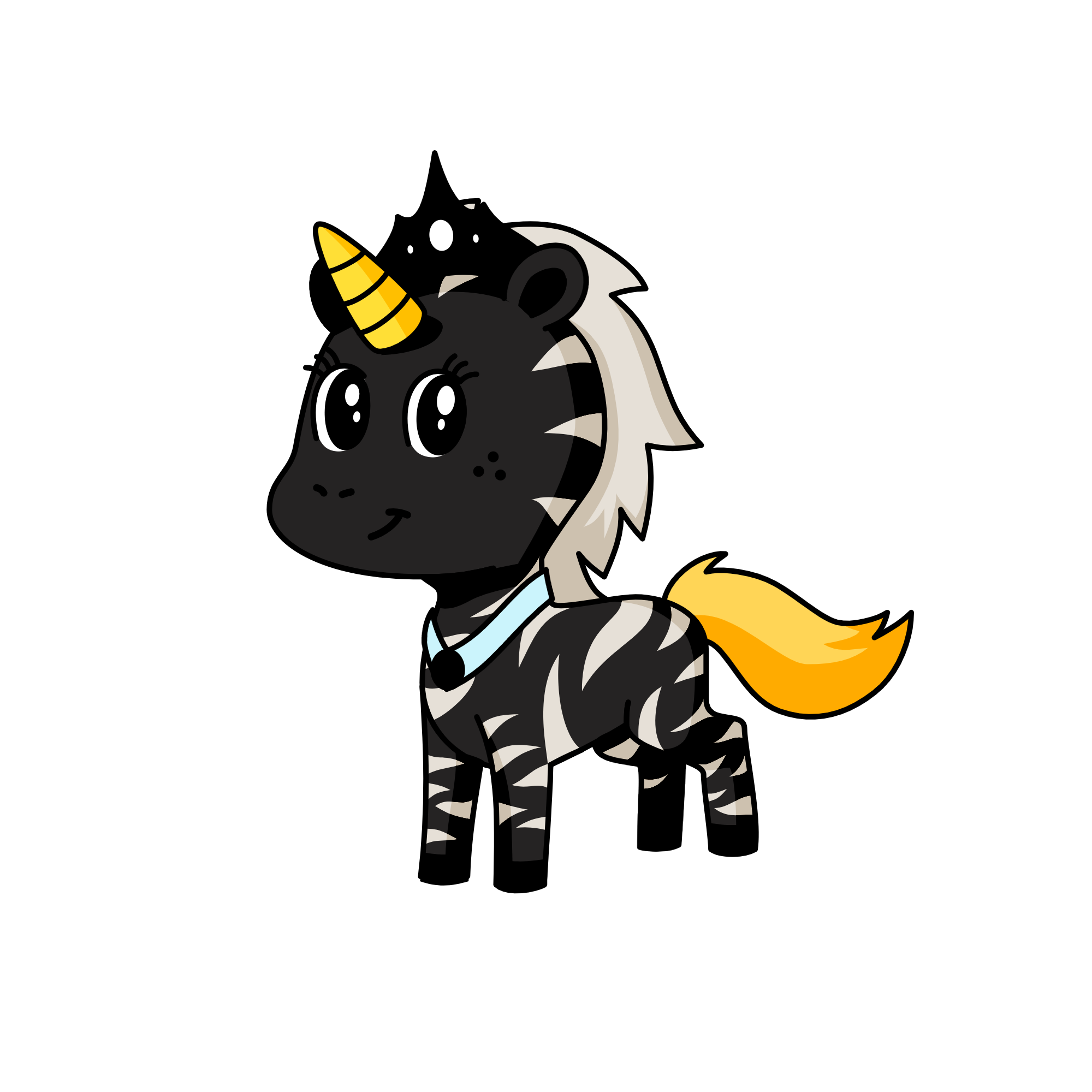 moonlight, the unicorn