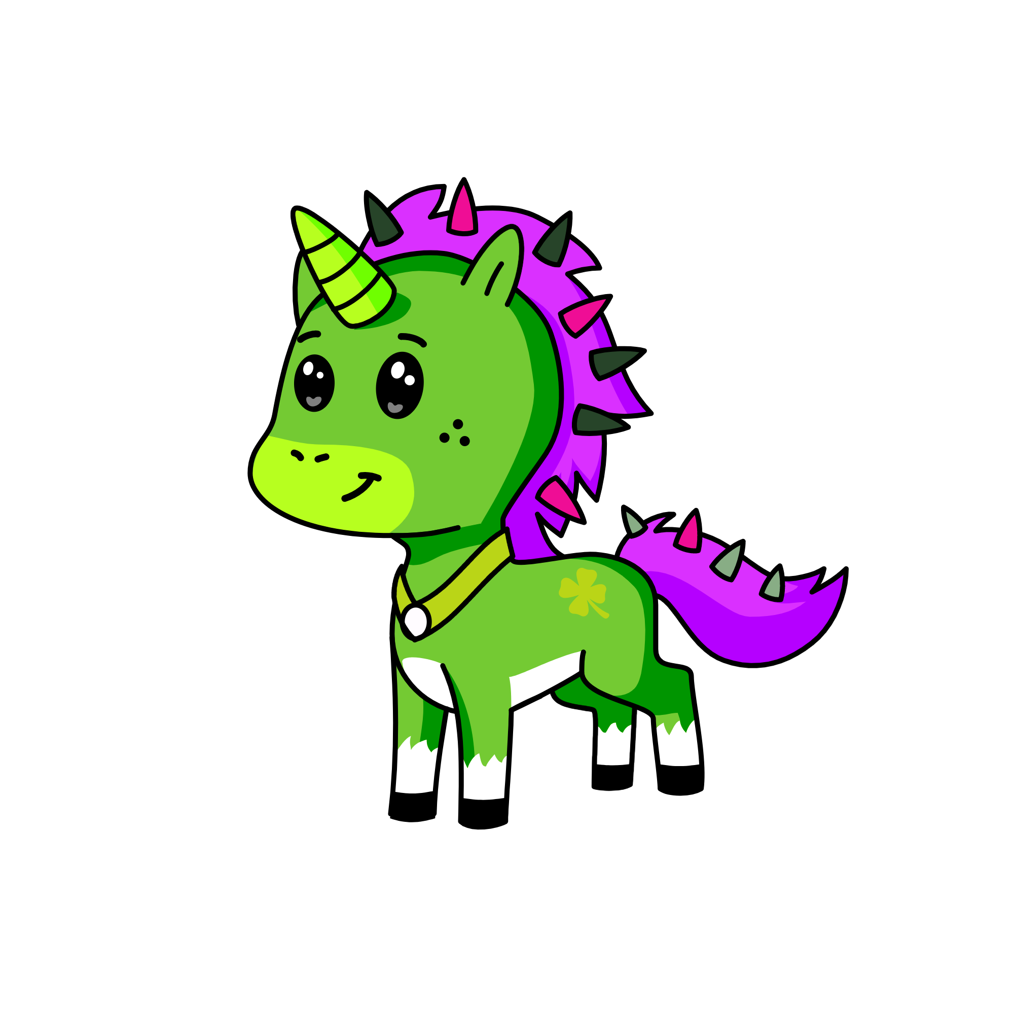Spike, the unicorn