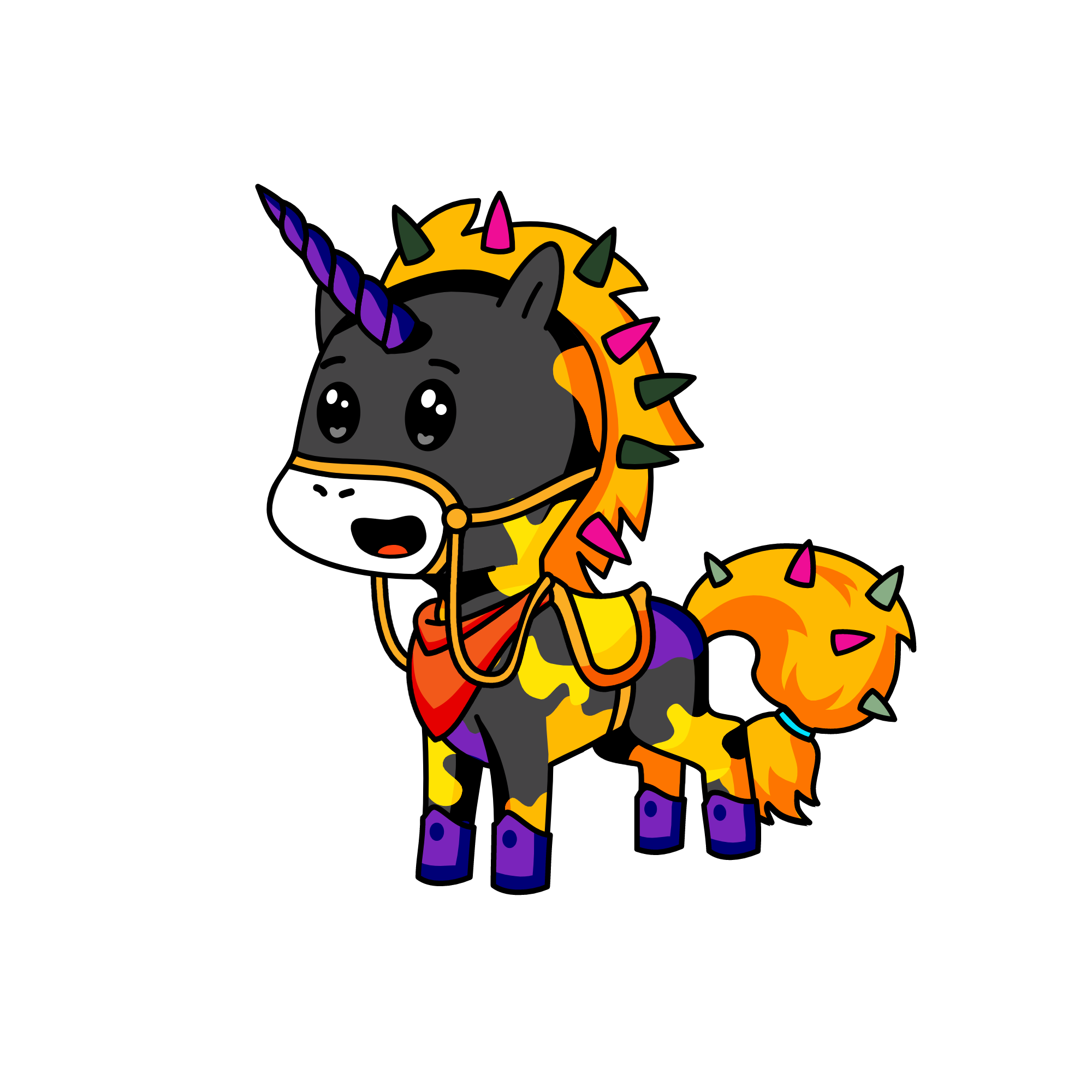 Midnight, the unicorn