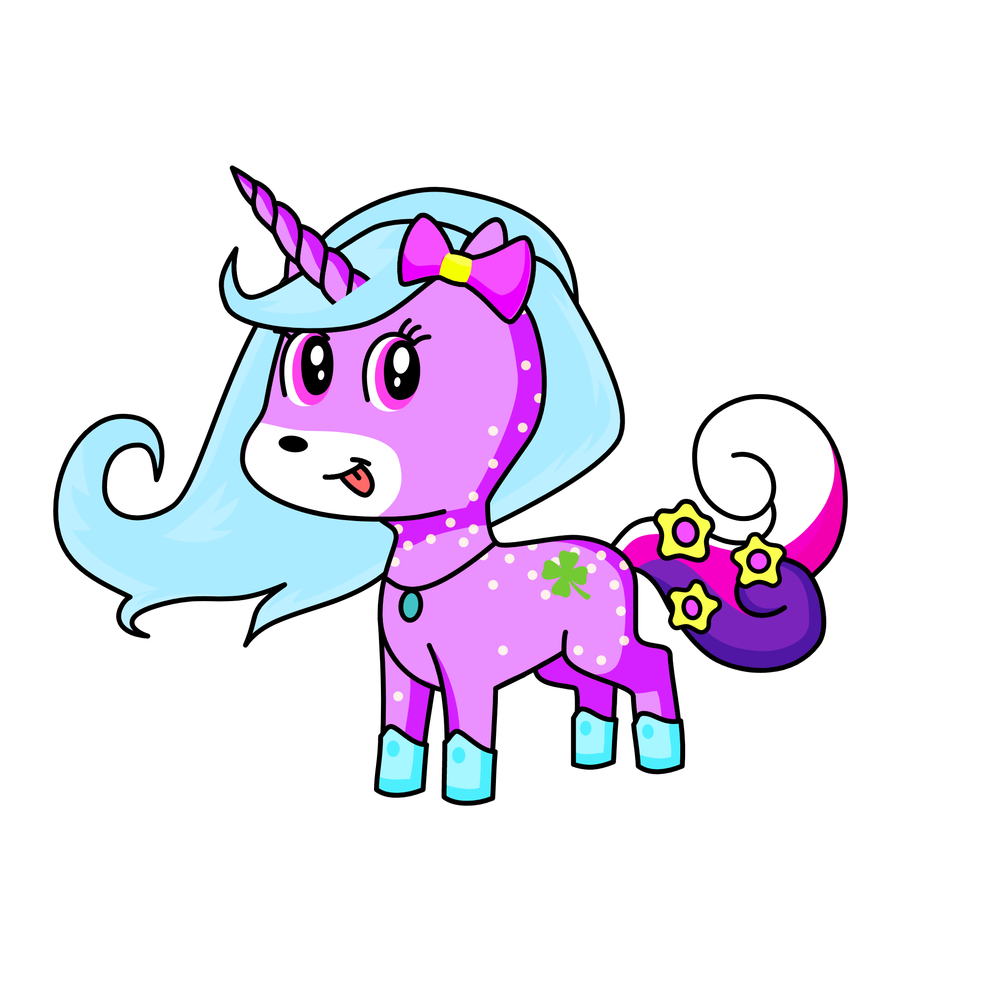 Lunarina, the unicorn
