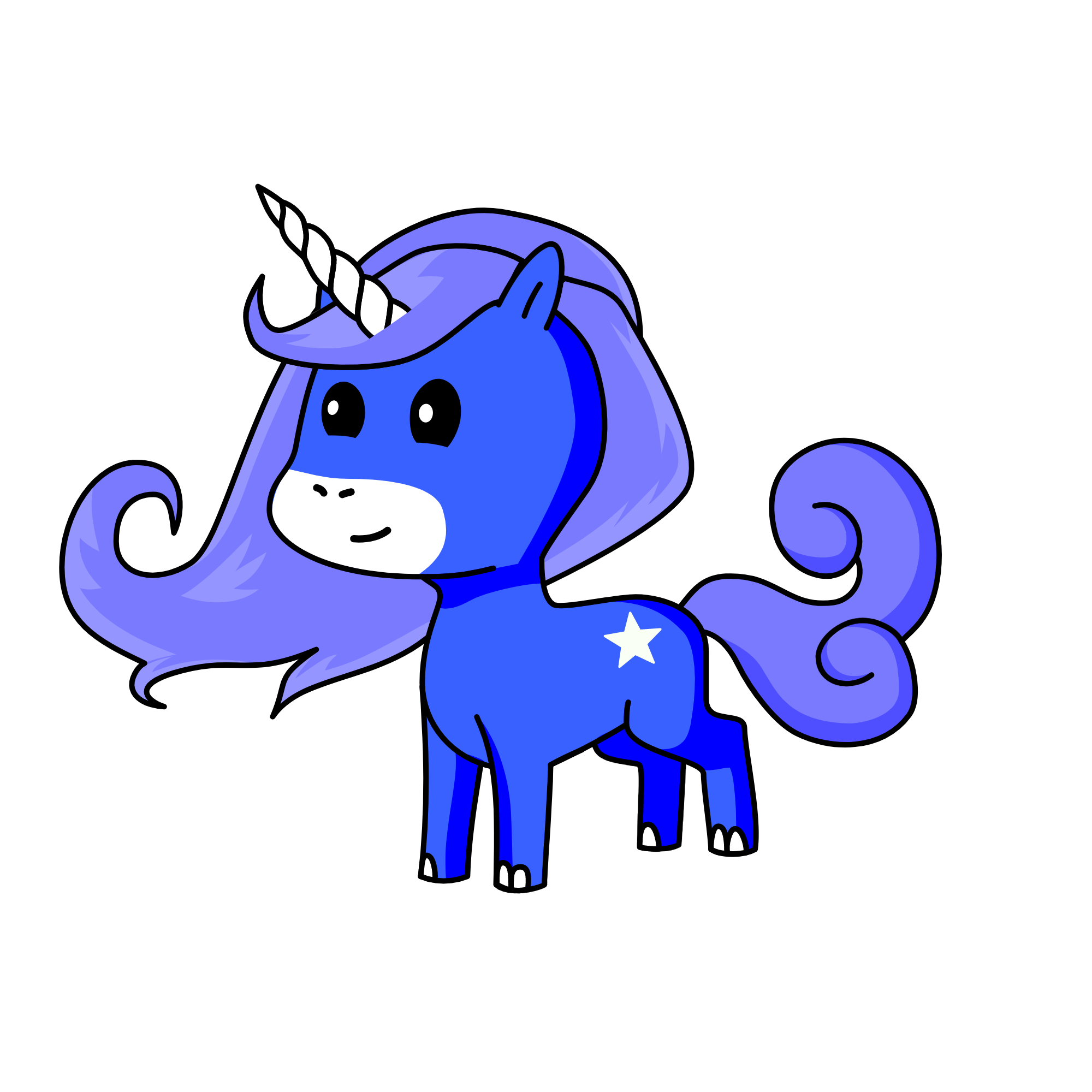 Midnight, the unicorn