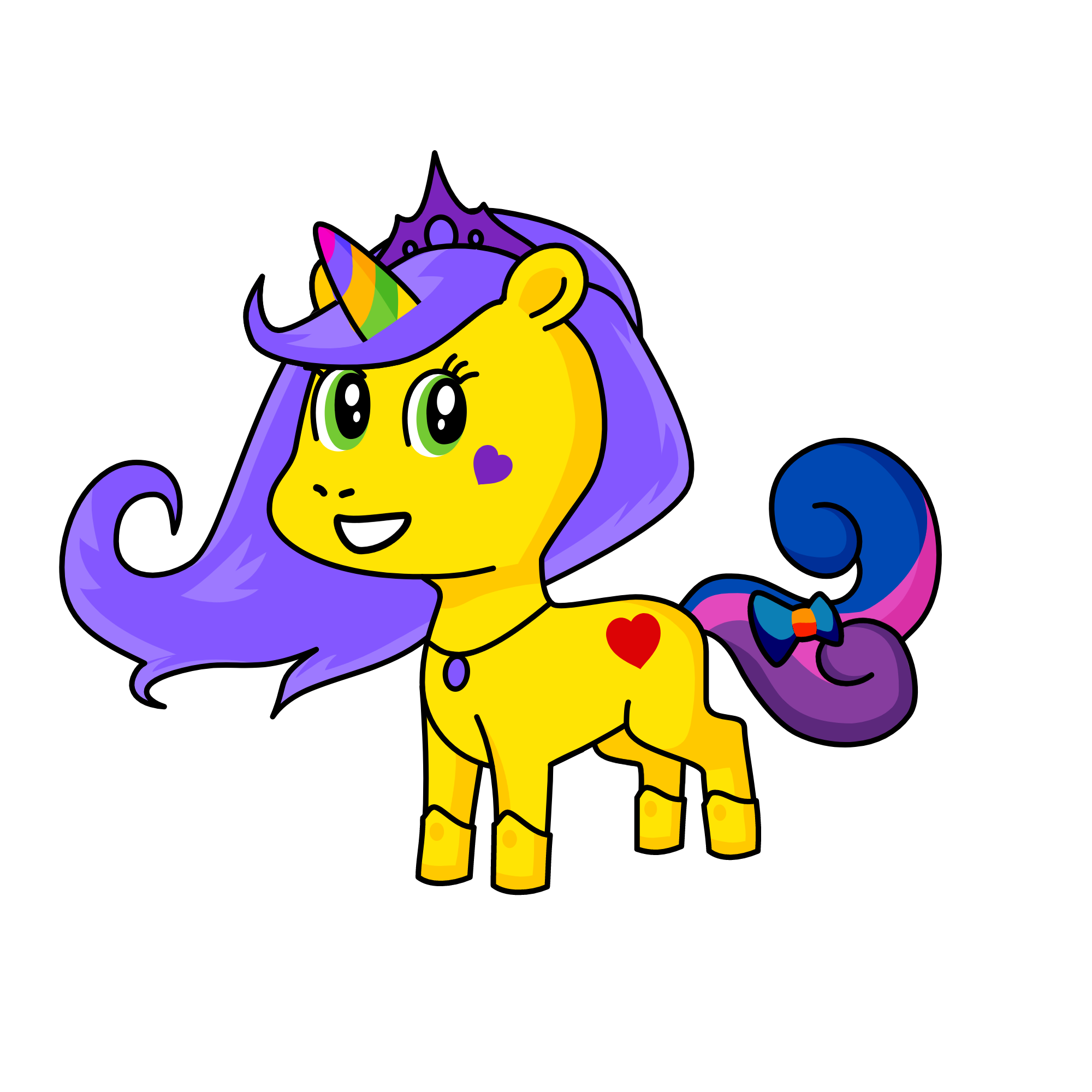 pinky, the unicorn