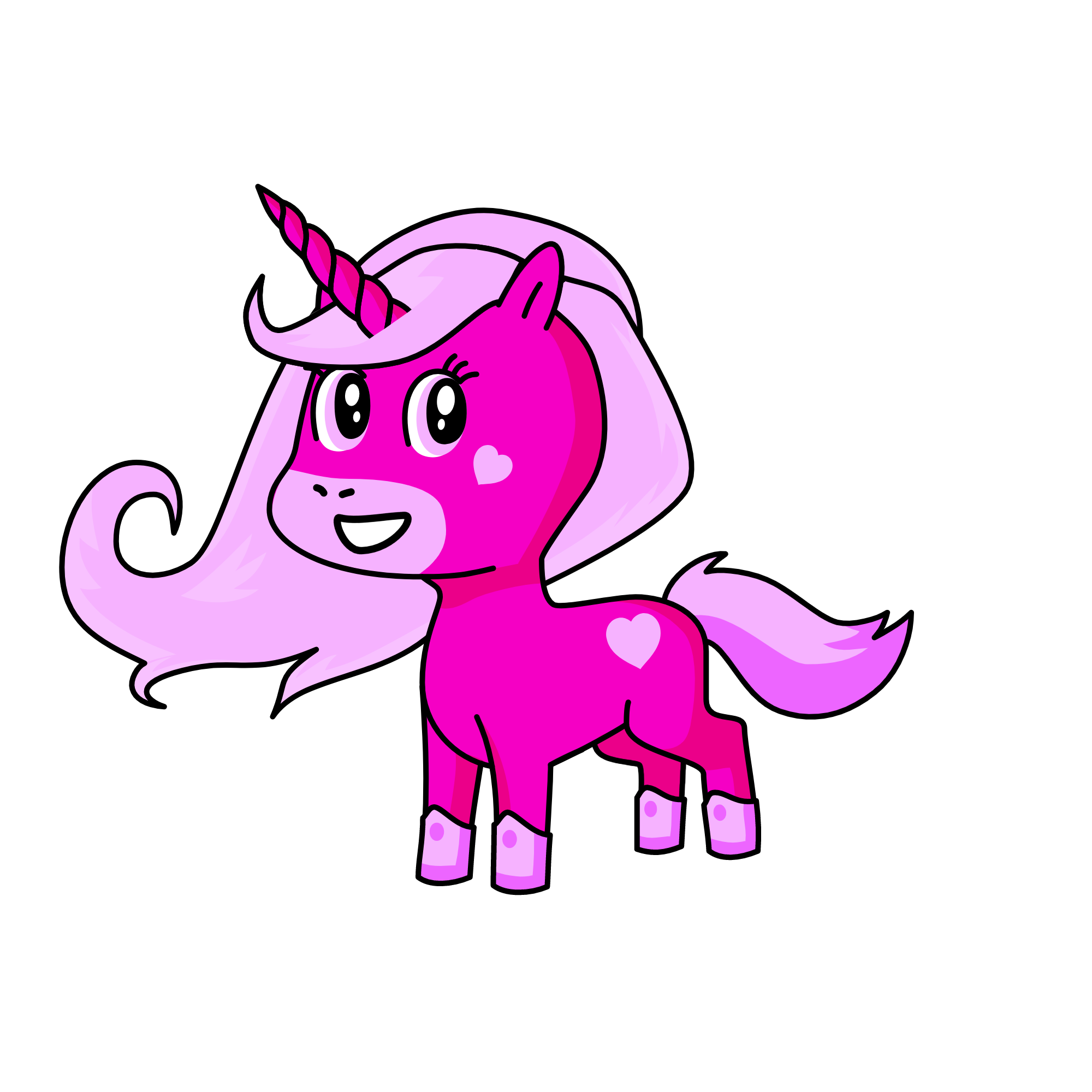 heart, the unicorn