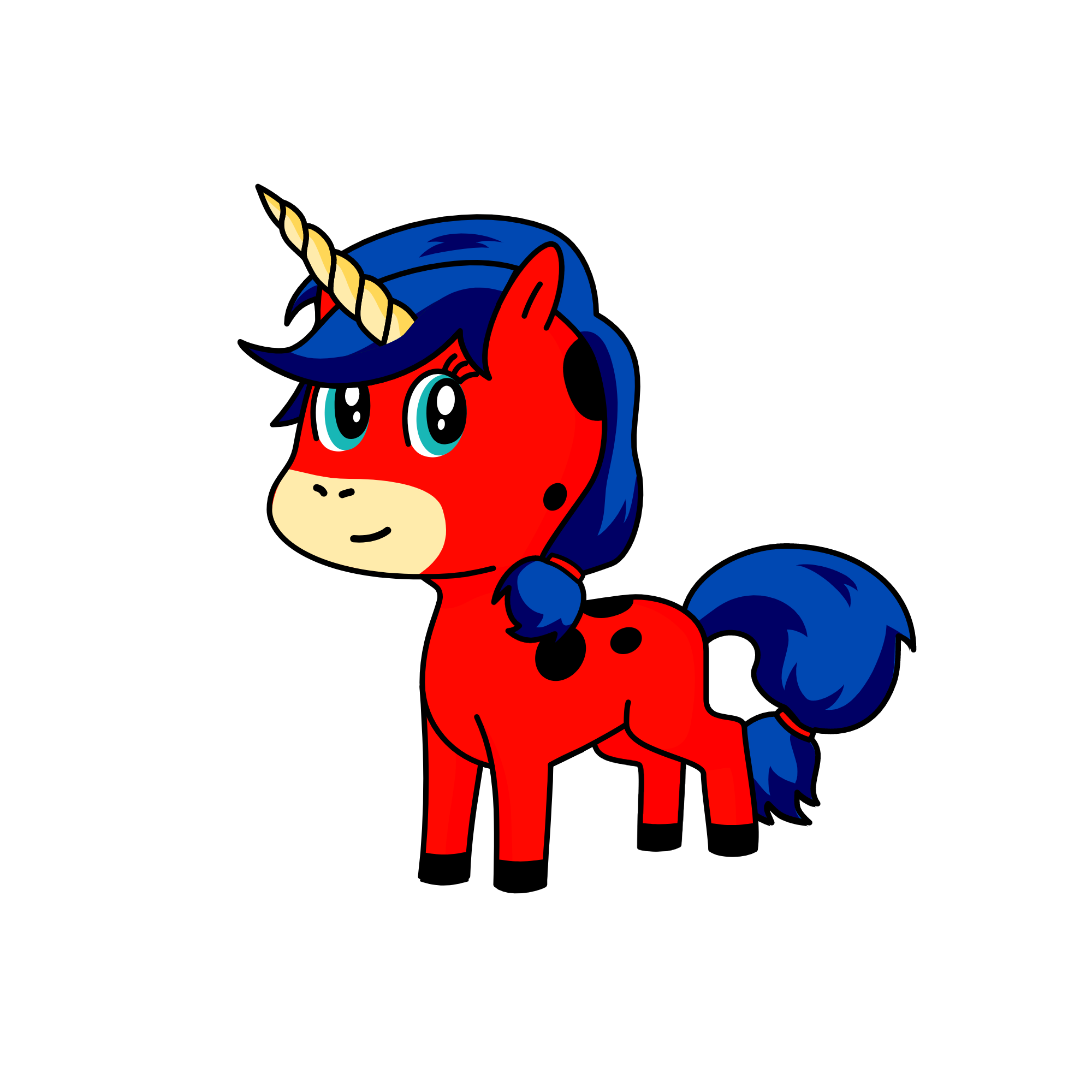 Pony ladybug, the unicorn