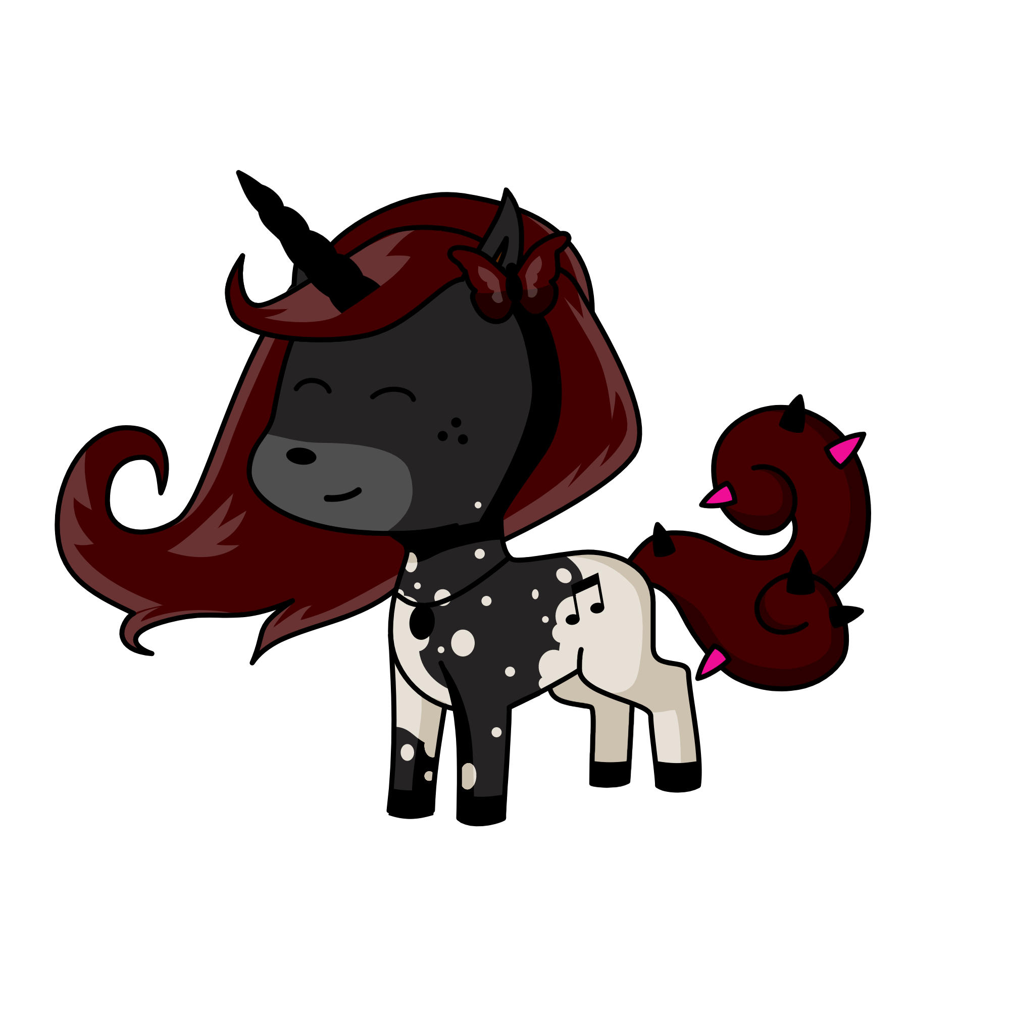 Melody, the unicorn