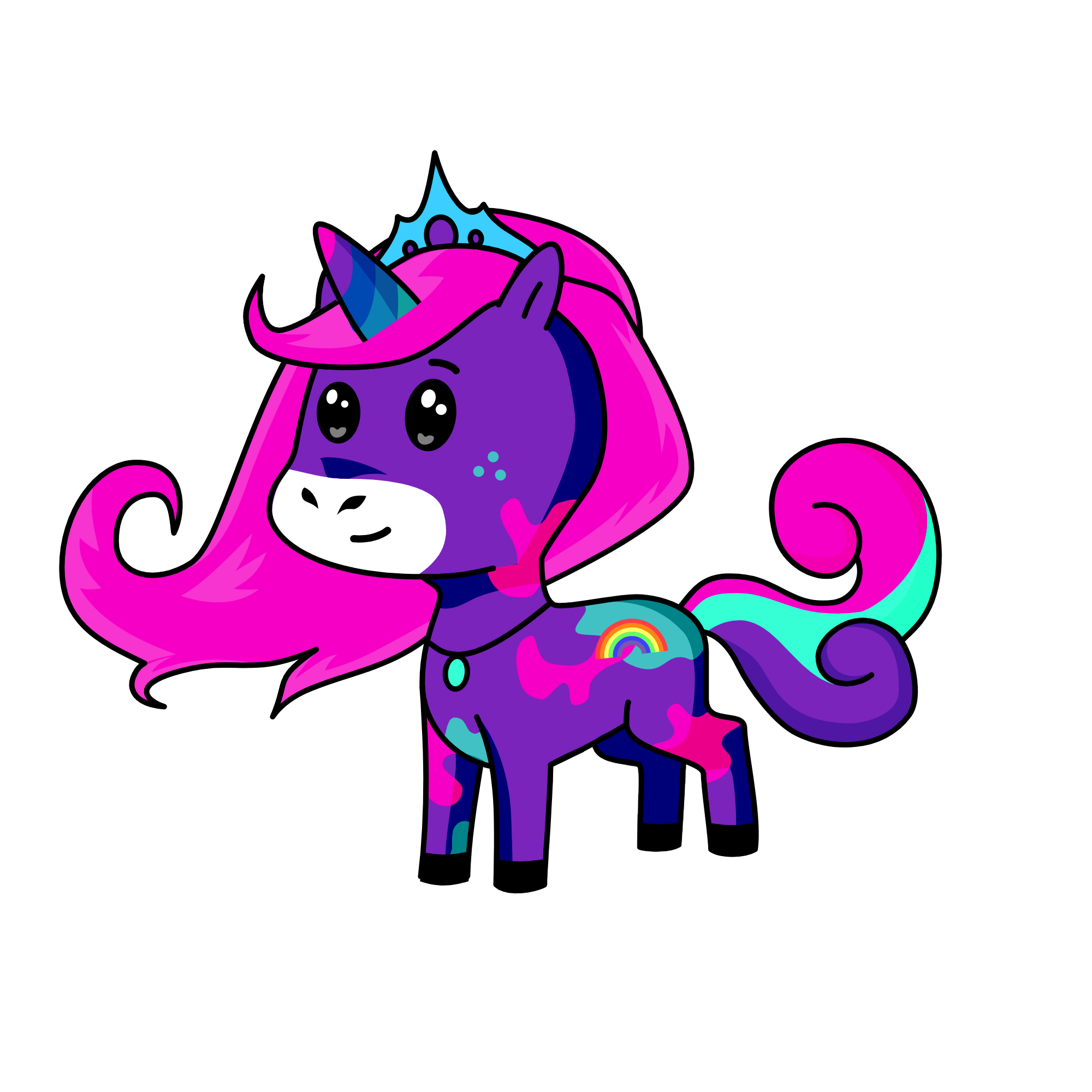 Smartie Girl, the unicorn