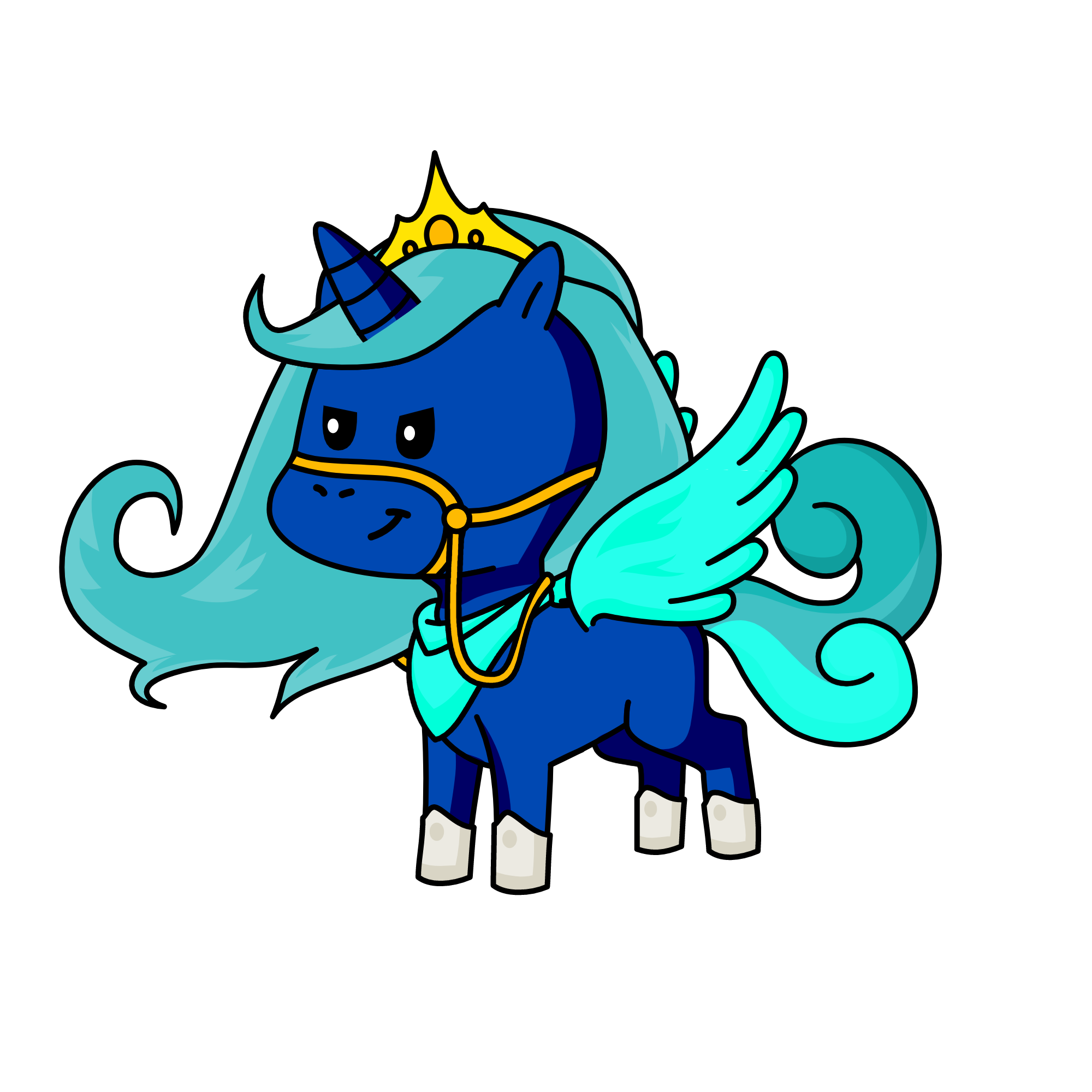 PROTECTER OF THE MOON!, the unicorn