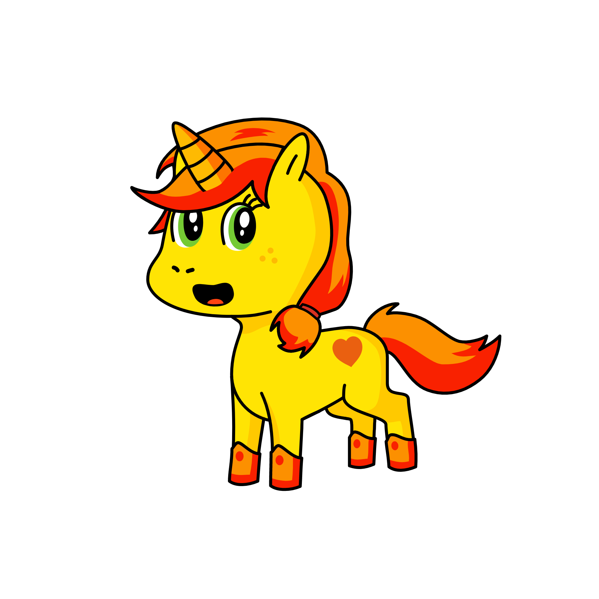 APPLE JACK, the unicorn