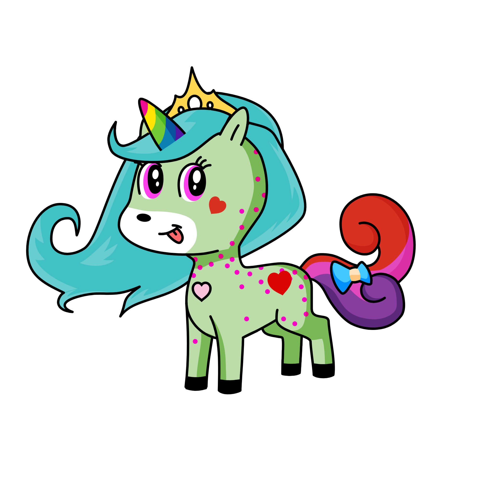 Little cutie, the unicorn