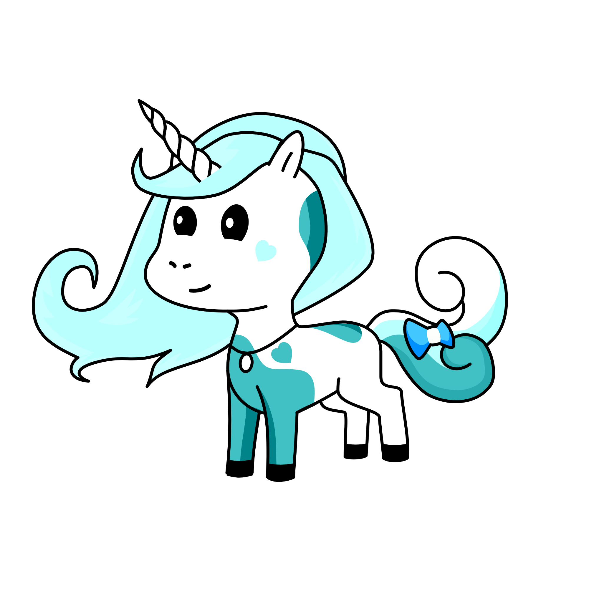 Snow, the unicorn
