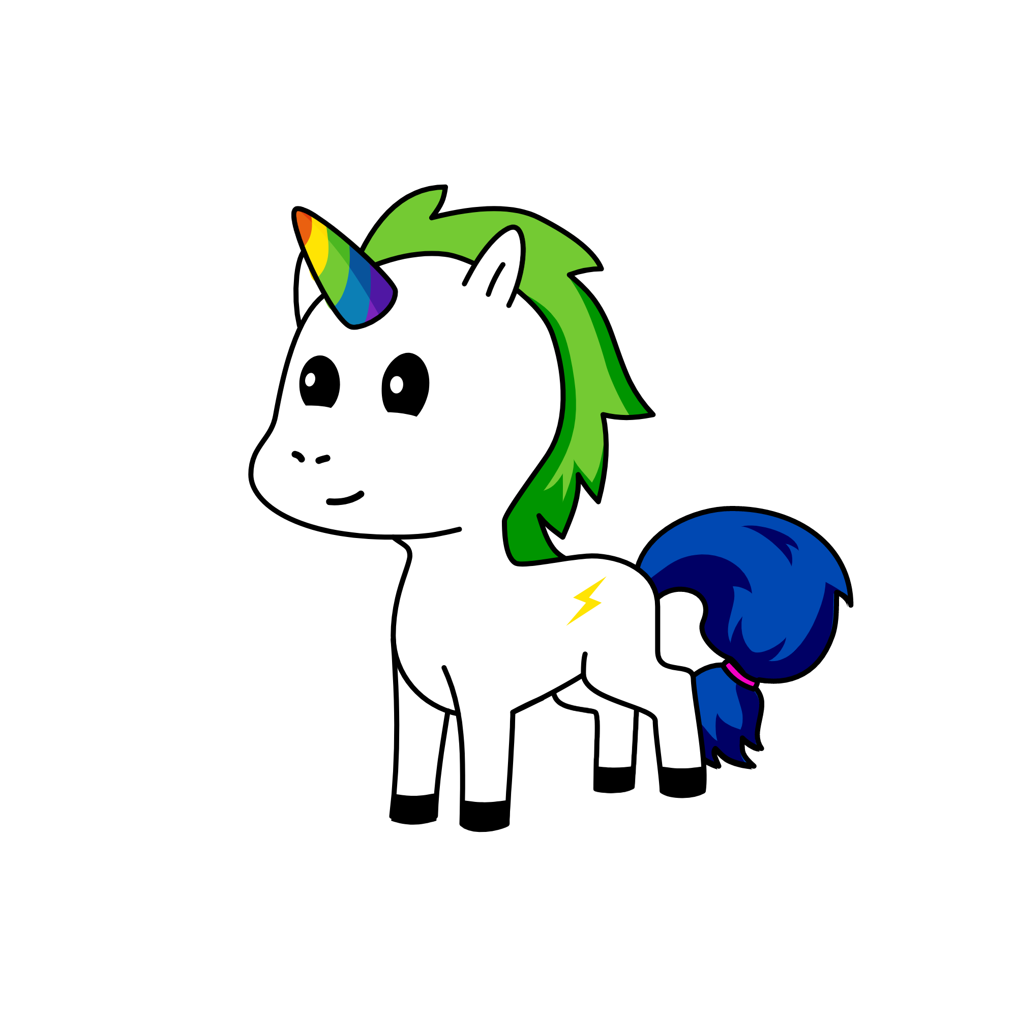 5, the unicorn