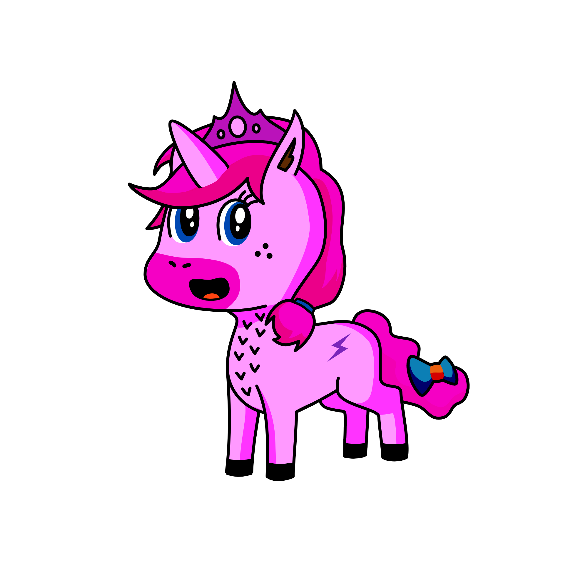 PINK, the unicorn