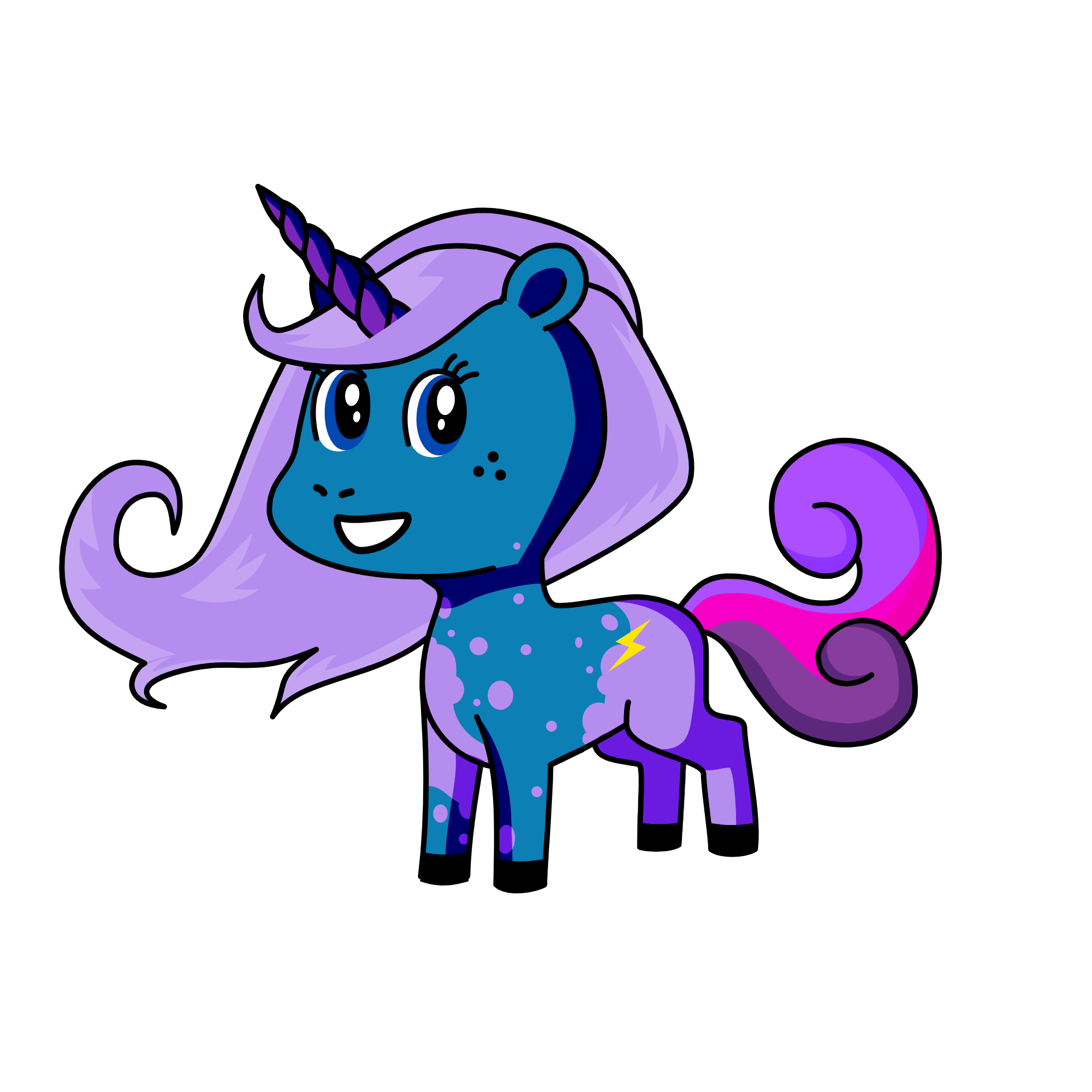 Sky, the unicorn