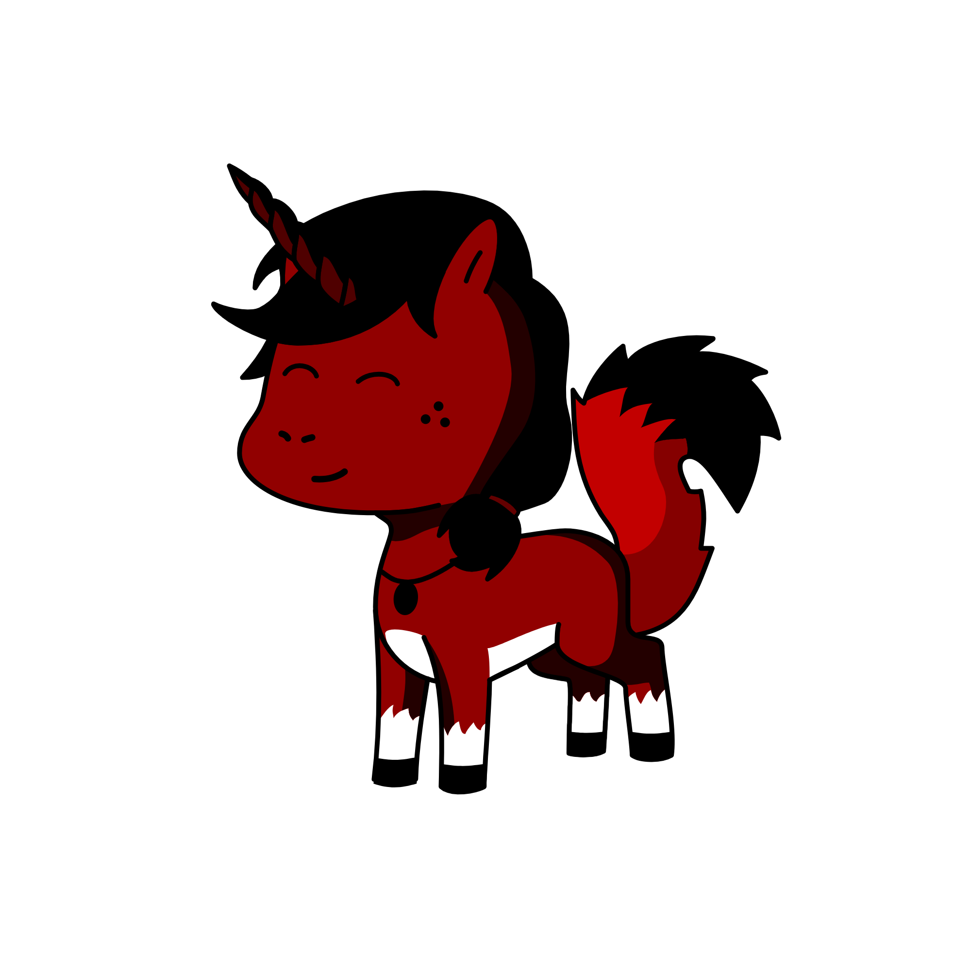 Trevas, the unicorn