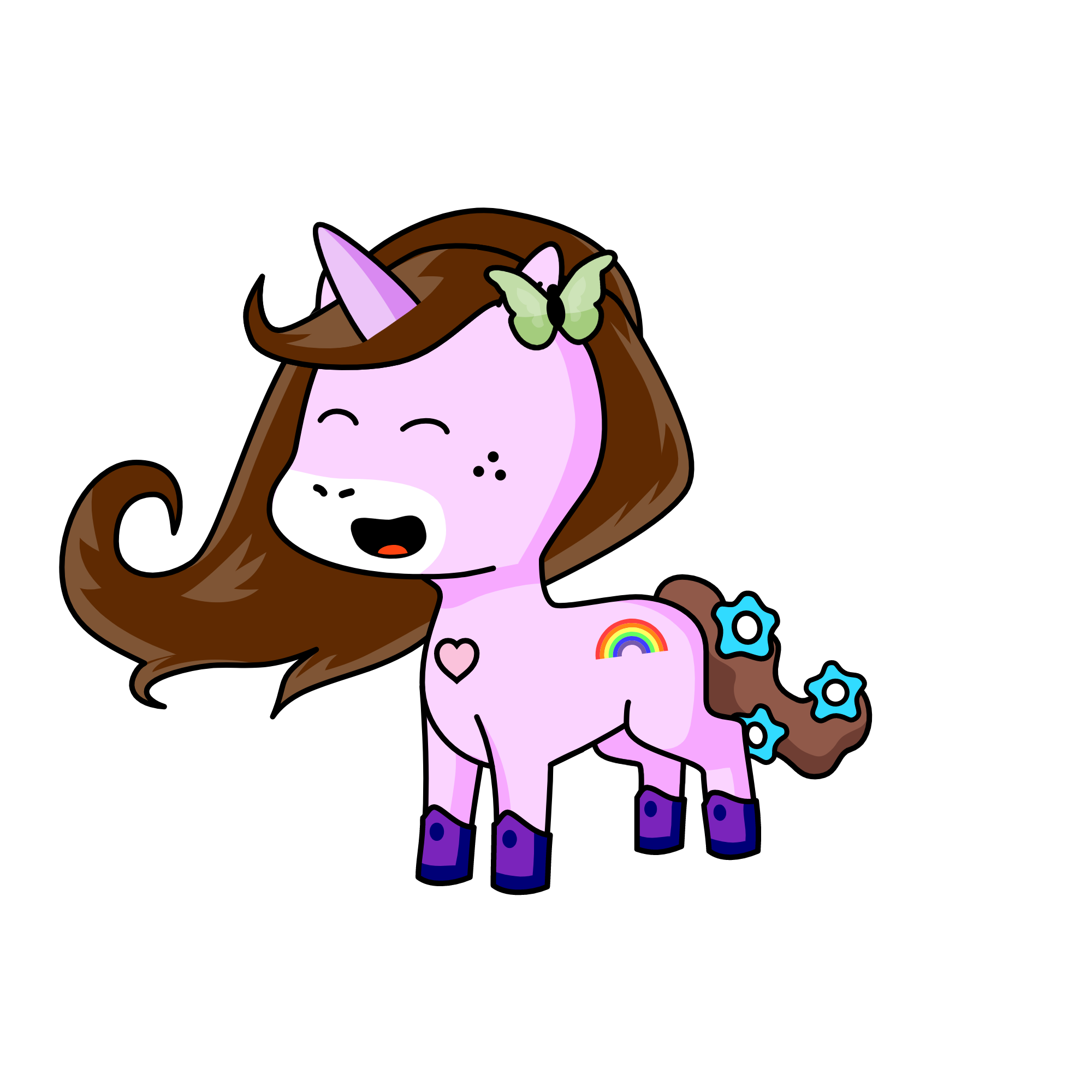 pinky, the unicorn