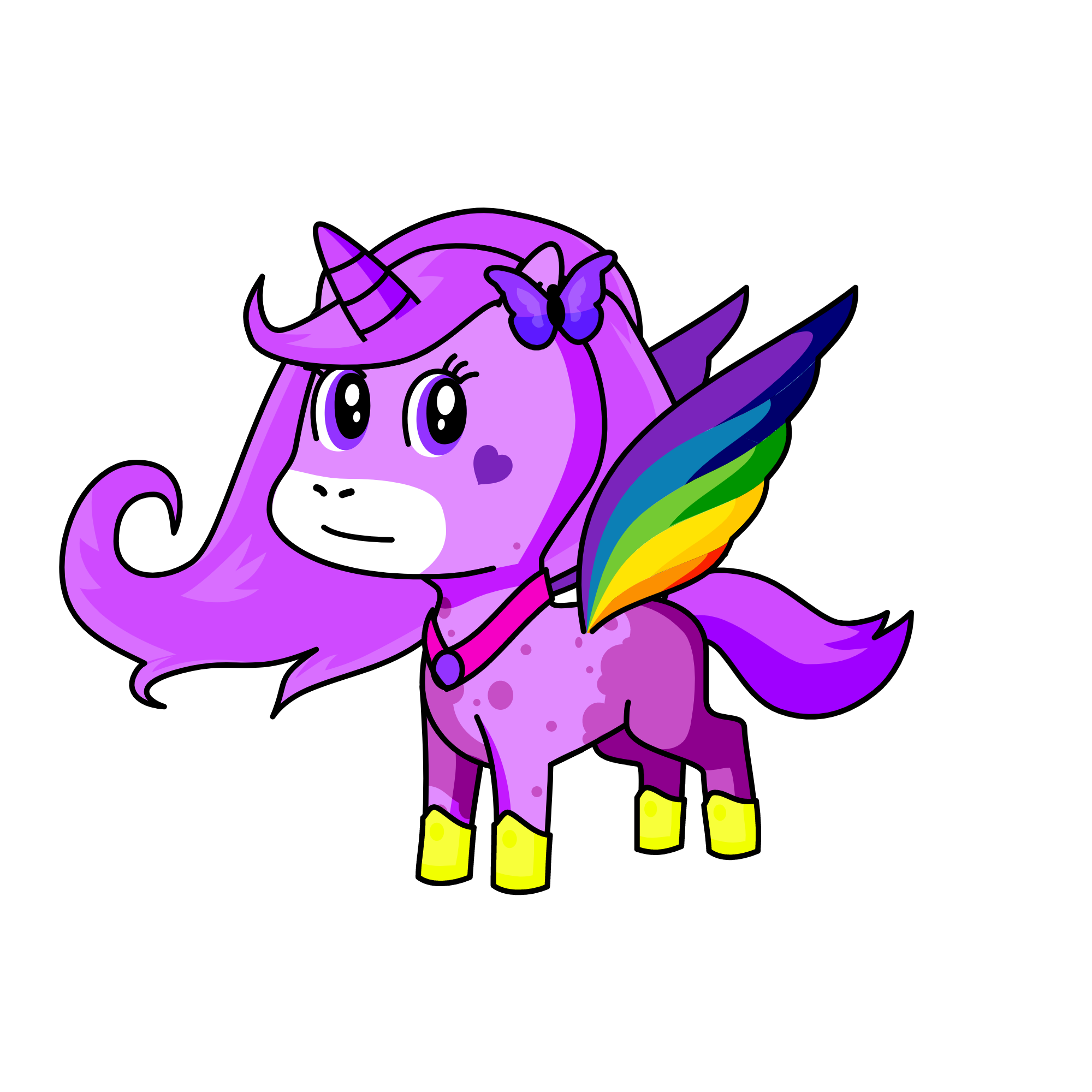purplep, the unicorn