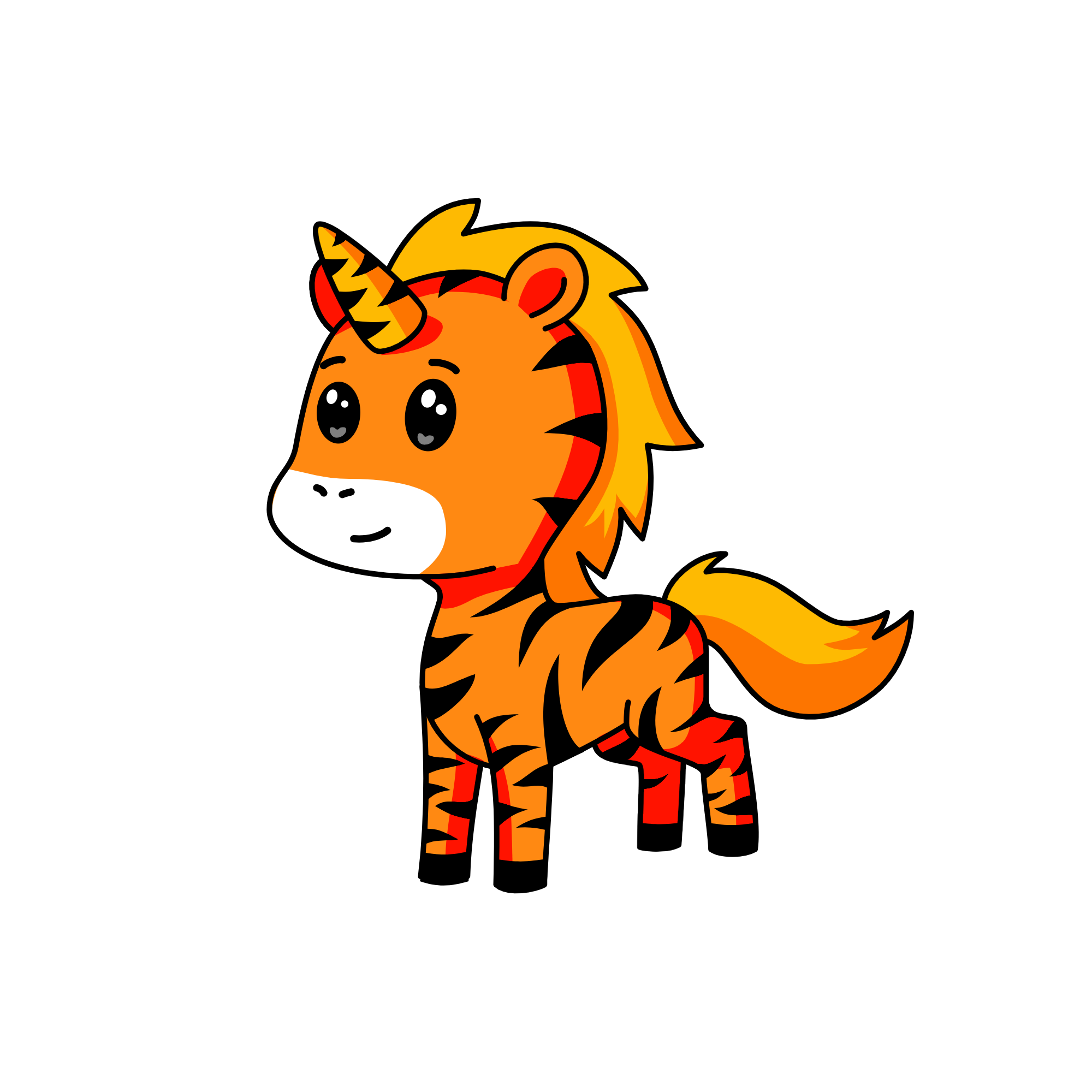 tigeress, the unicorn