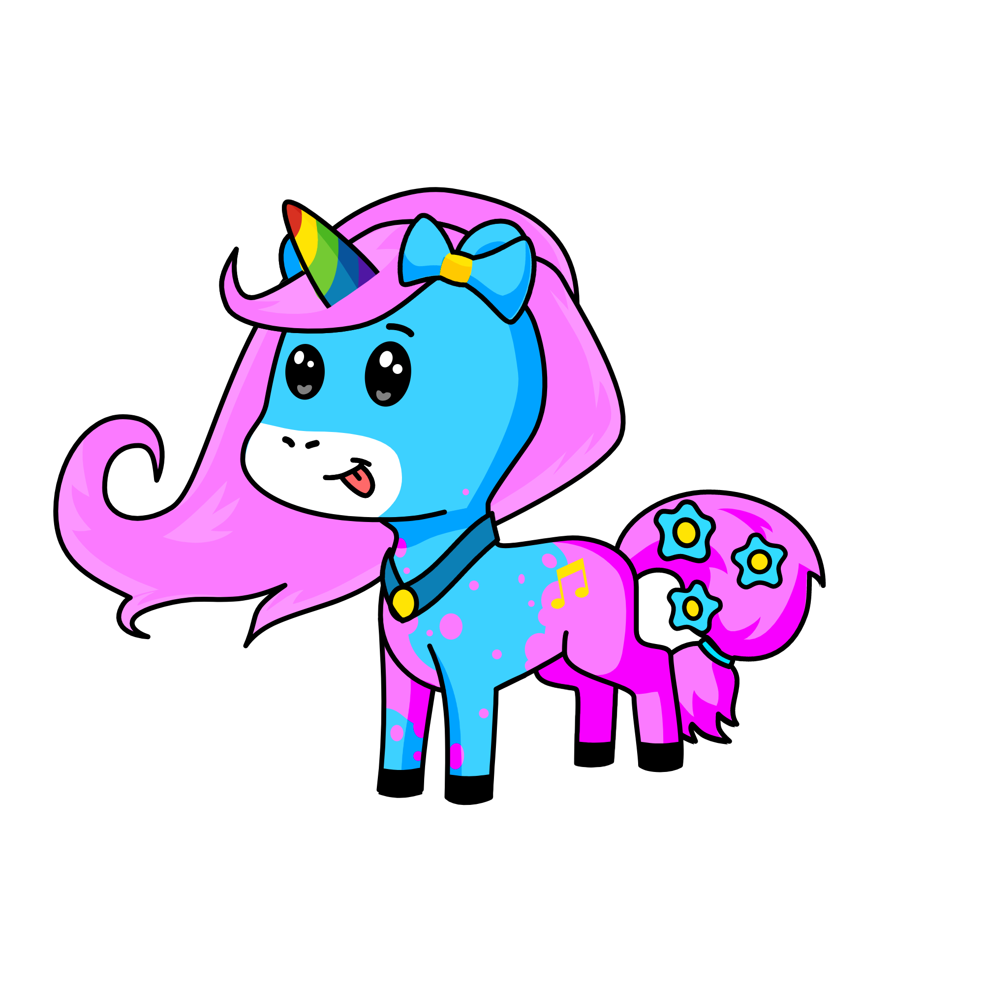 cotton candy, the unicorn
