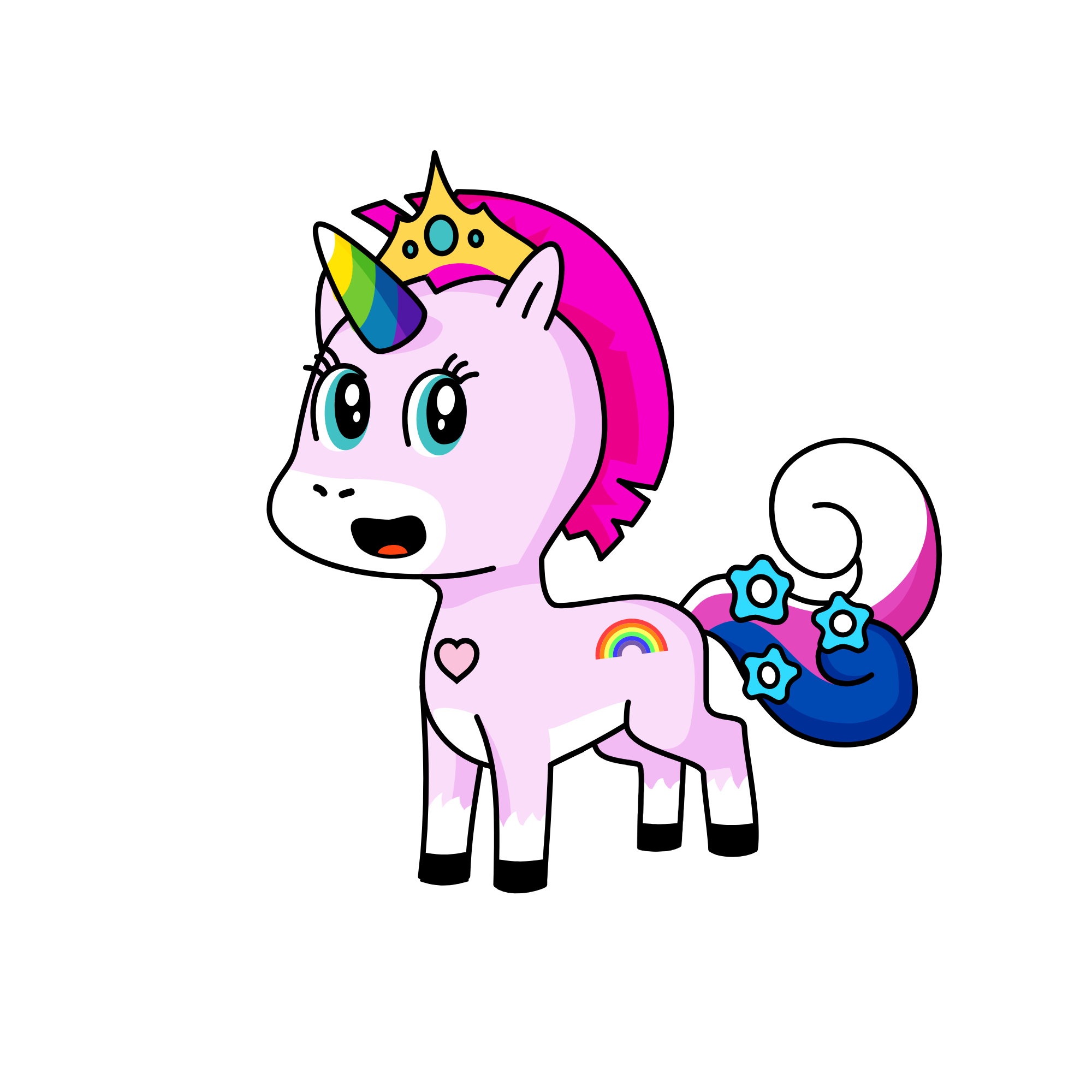 rainbow, the unicorn