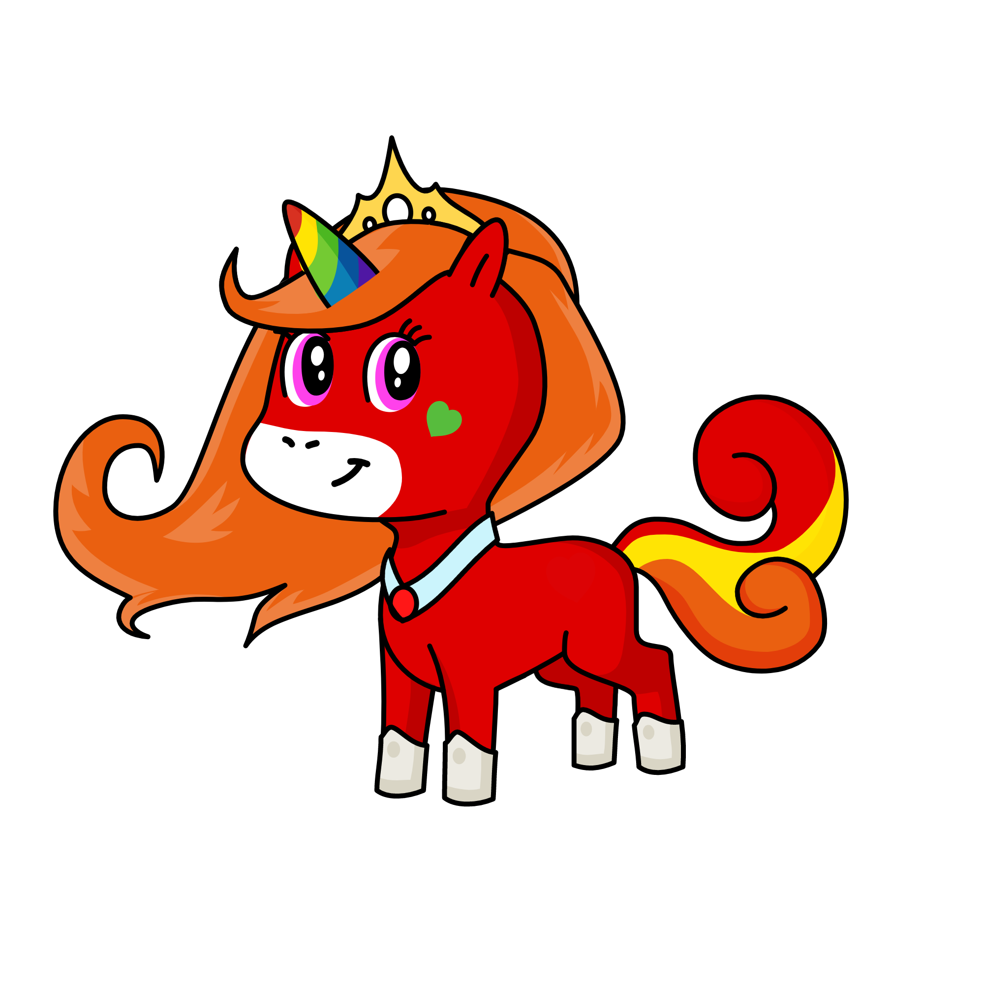 Desert Flower, the unicorn