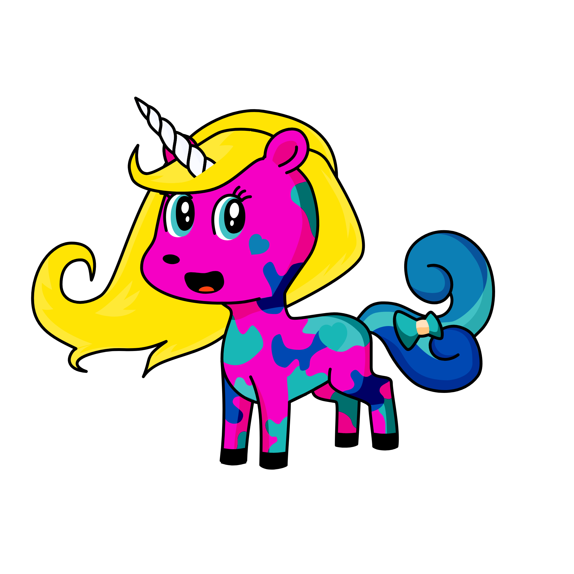 candy, the unicorn