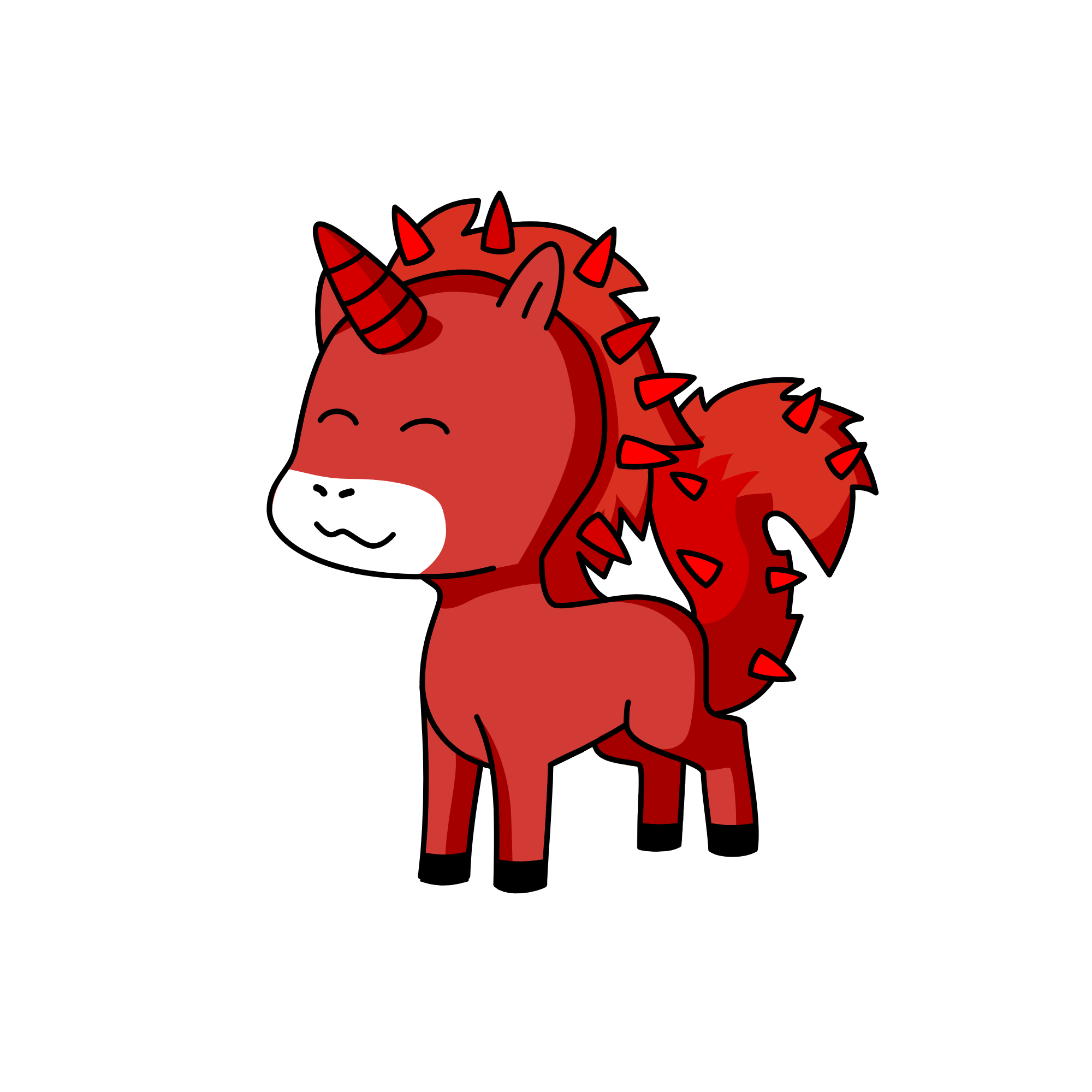 Flaky, the unicorn