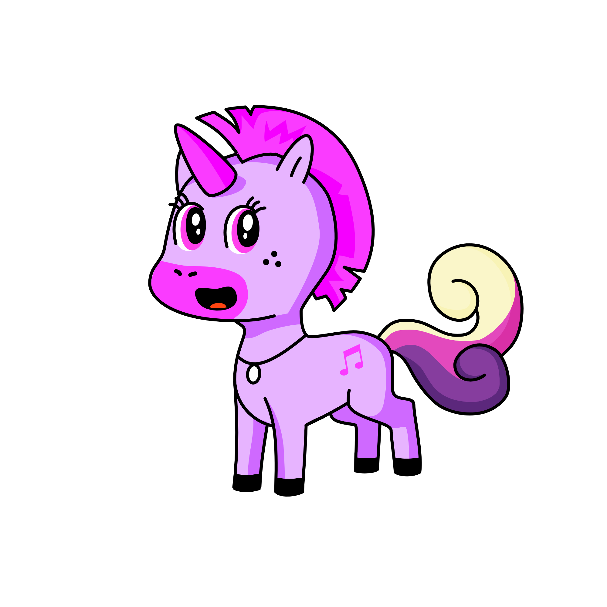 LAVENDER , the unicorn