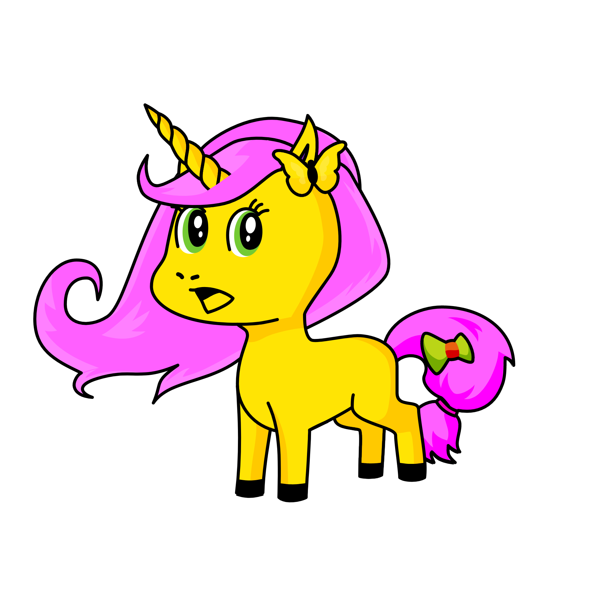 flutter shy , the unicorn