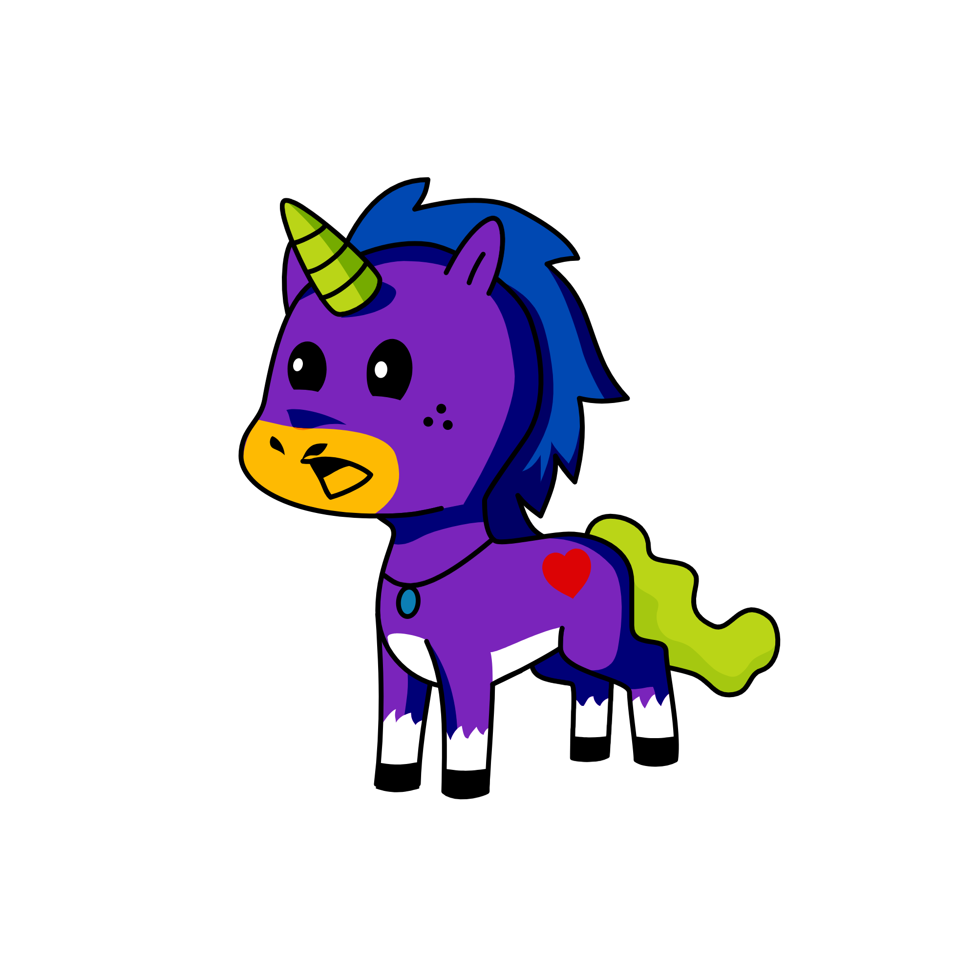 bla bla , the unicorn