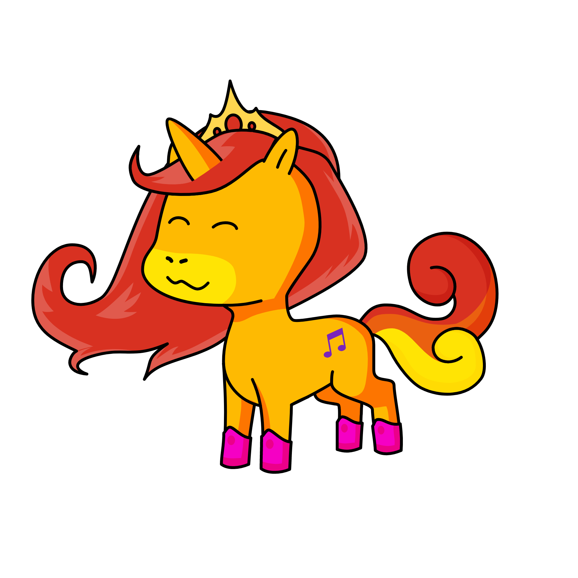 Princess Pearl, the unicorn