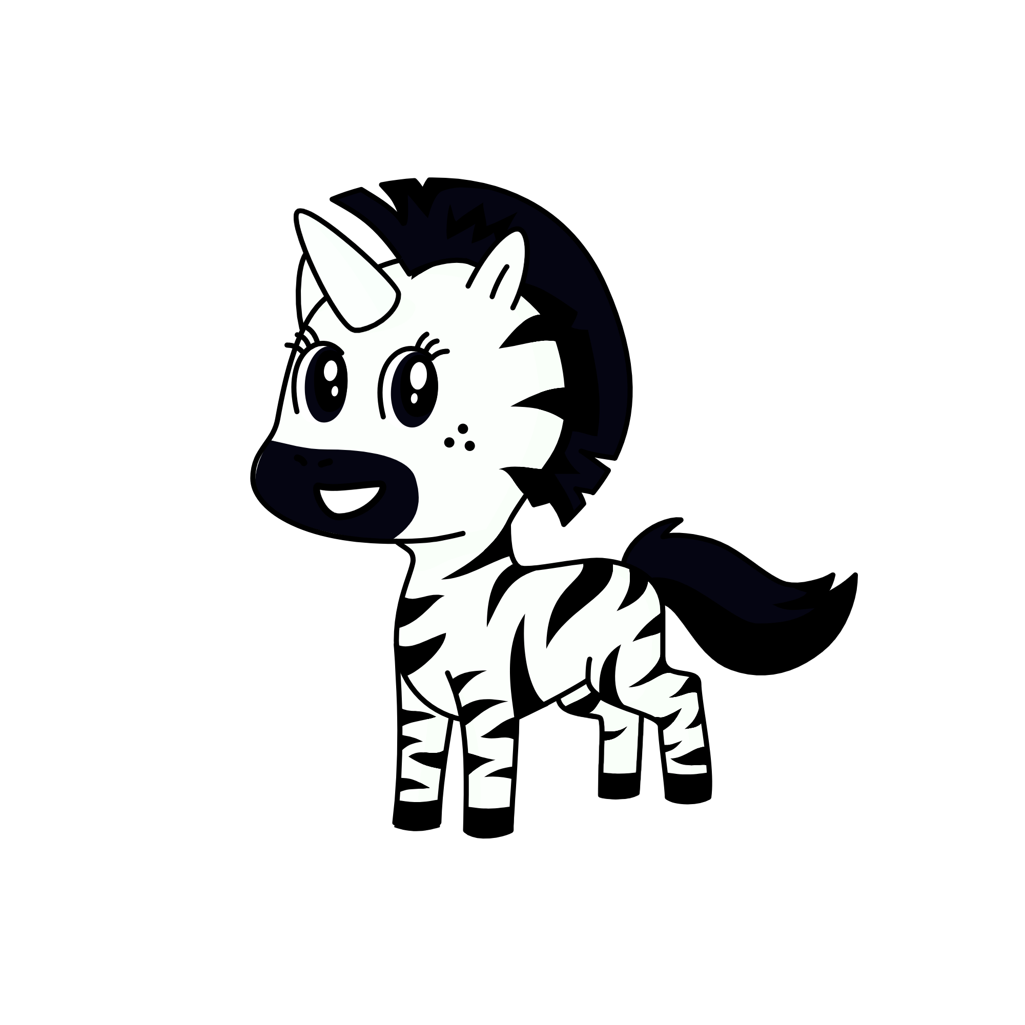 zebra, the unicorn