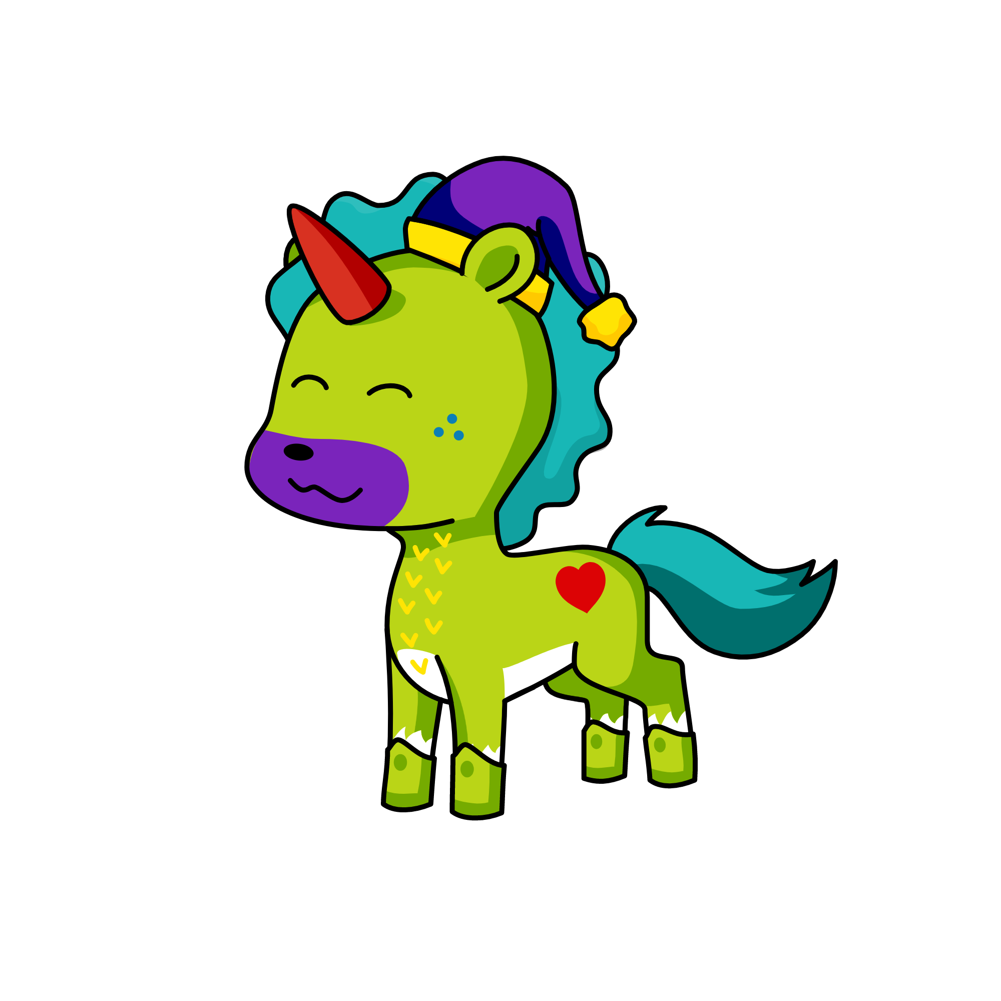 claky, the unicorn