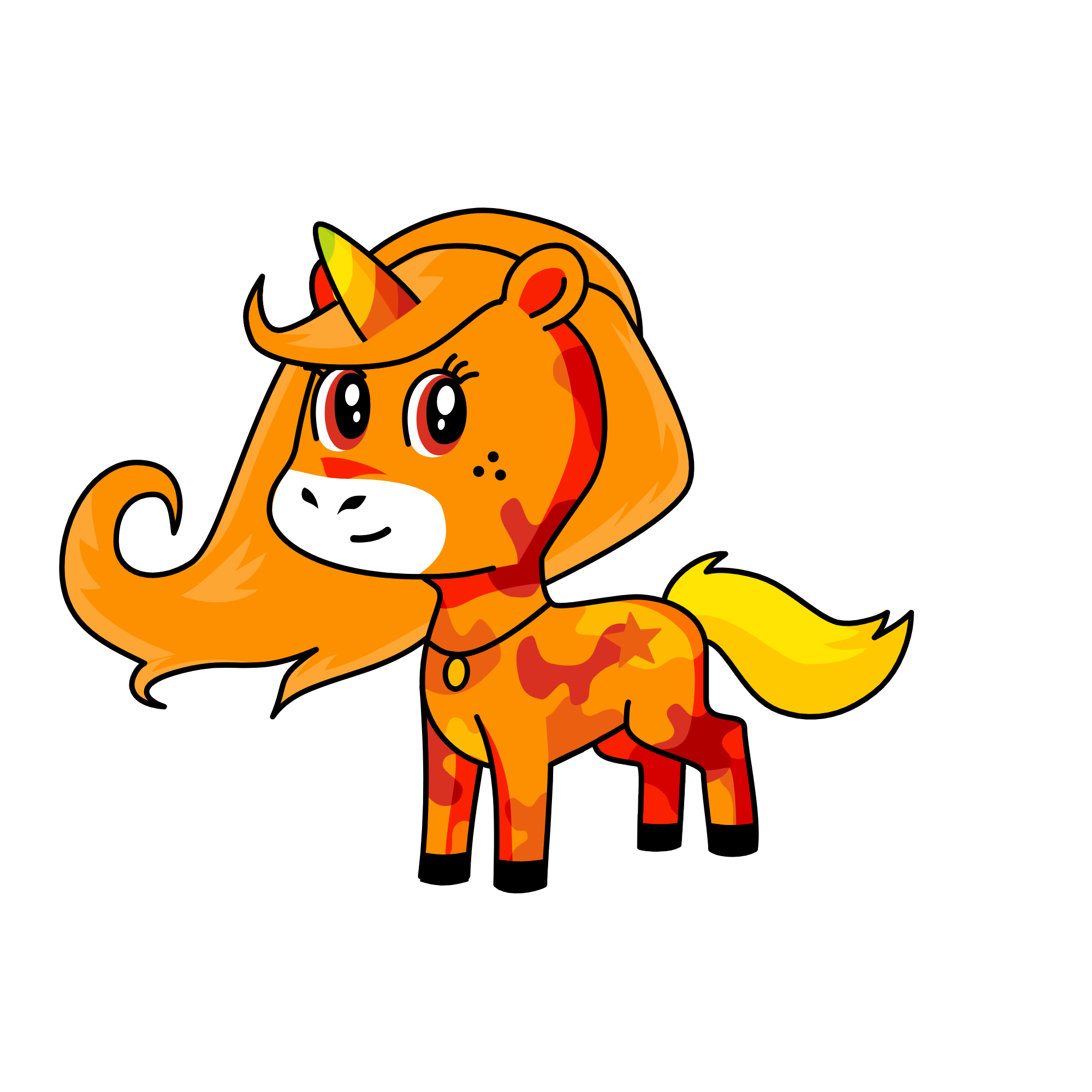 hot summer girl, the unicorn