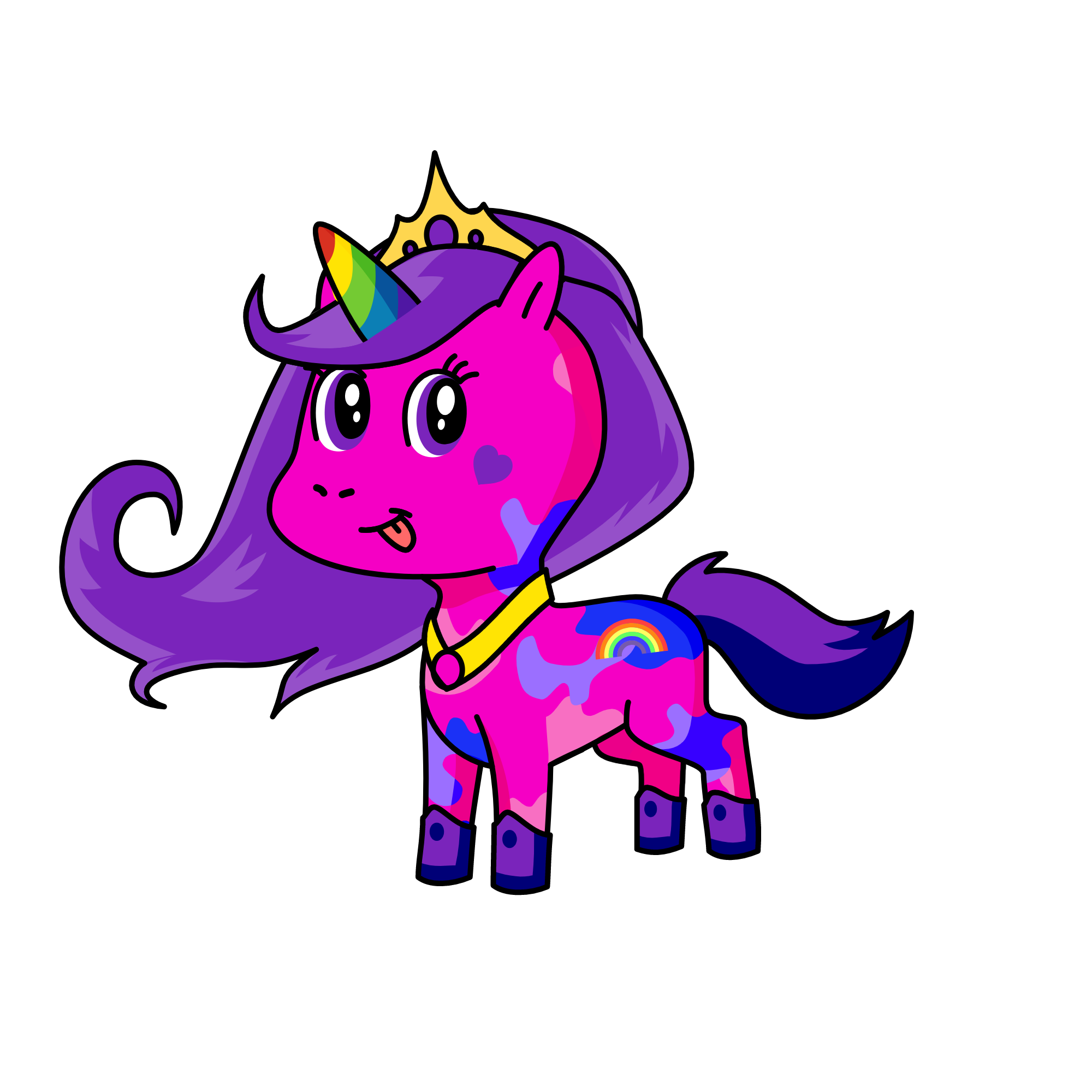 hey please like me, the unicorn