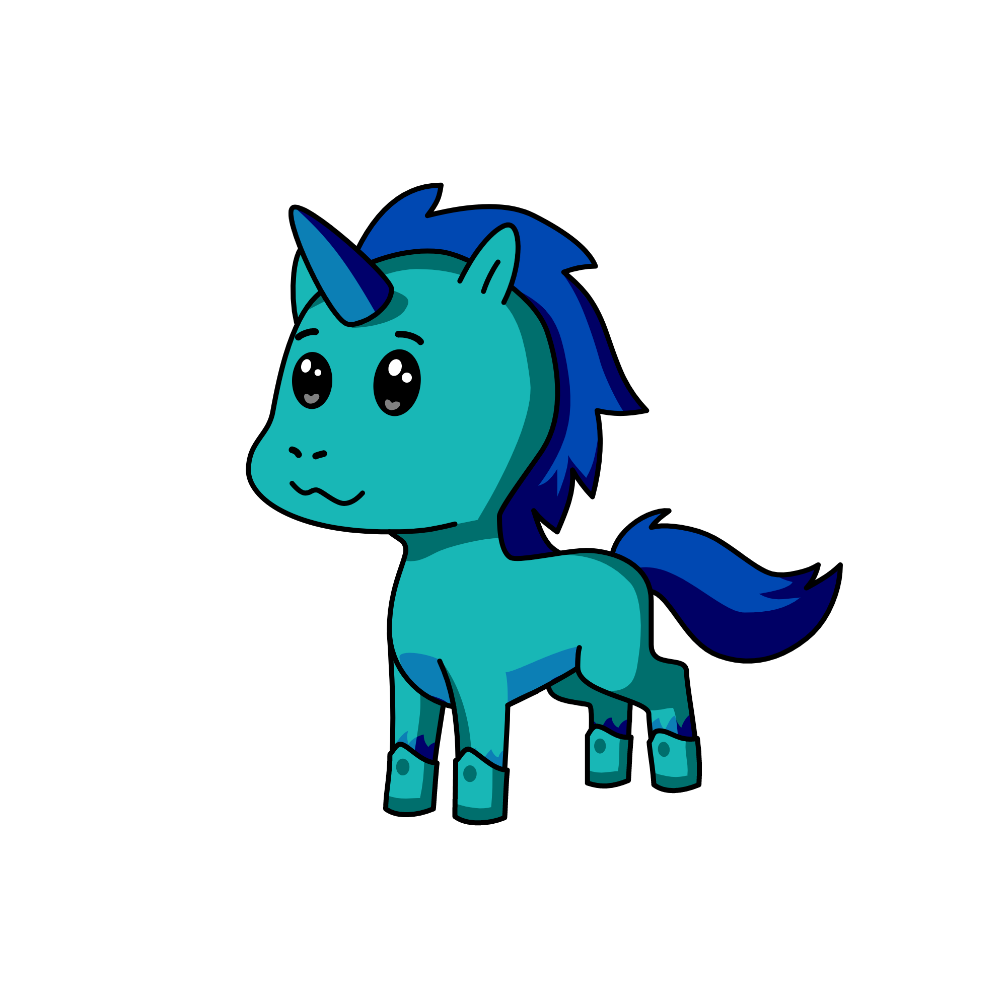 Snowpearl, the unicorn