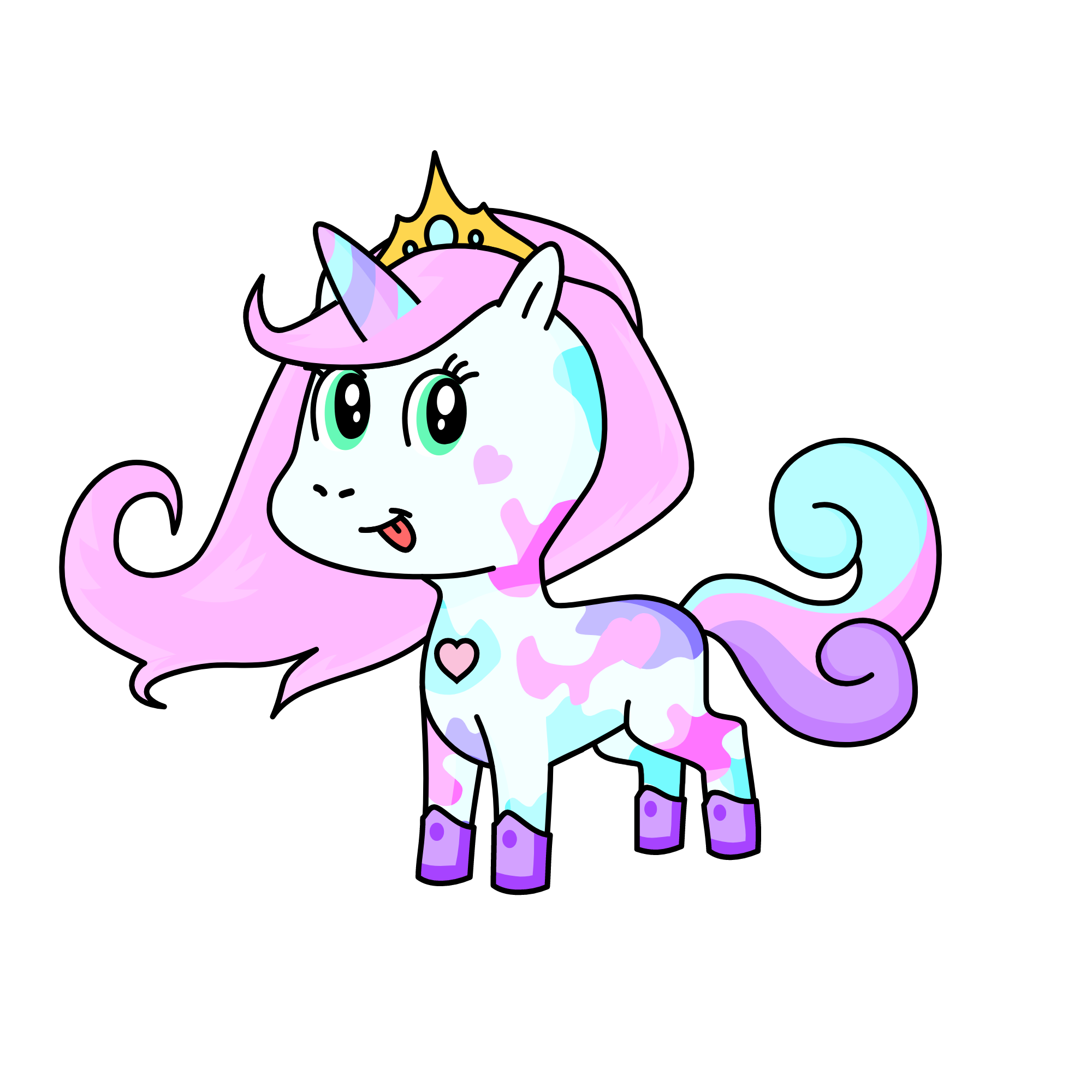 Pastel Princess, the unicorn