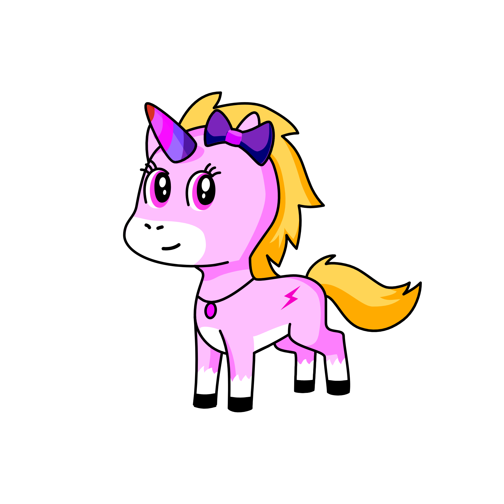 馃馃 讬讚讞, the unicorn