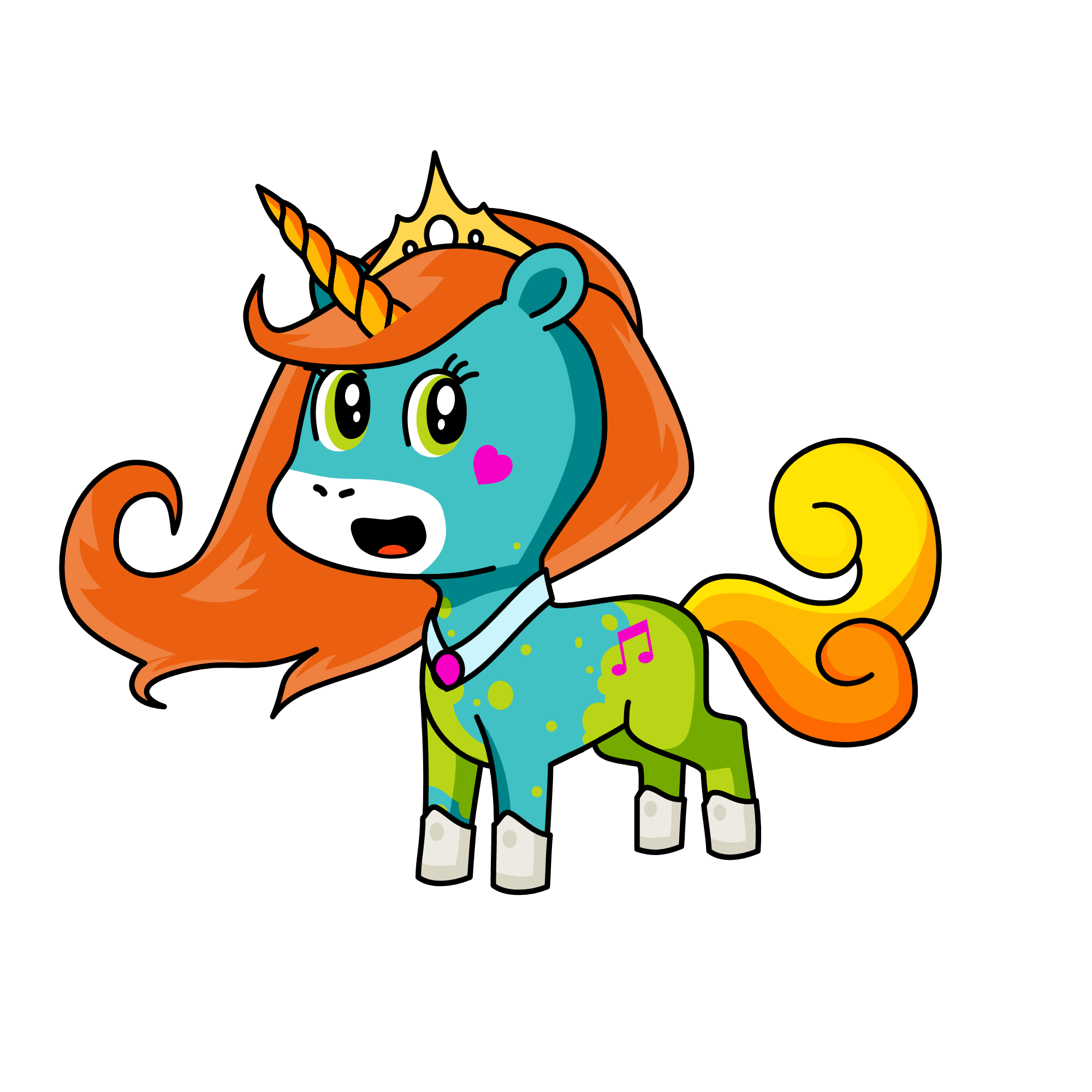 musiclena, the unicorn