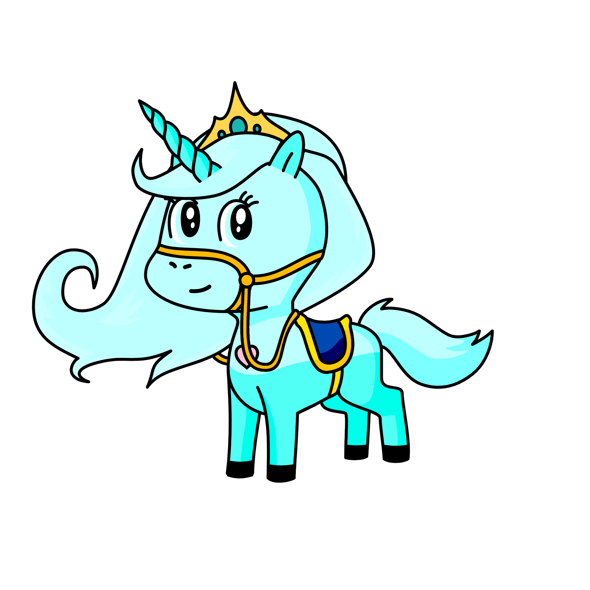 remy in ice, the unicorn