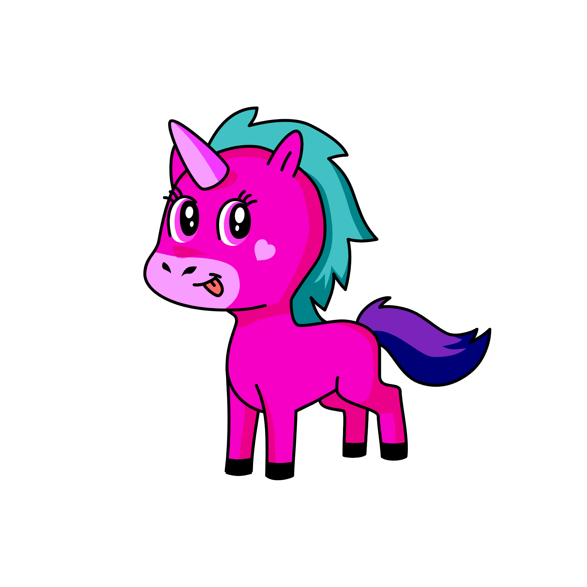 Dork, the unicorn