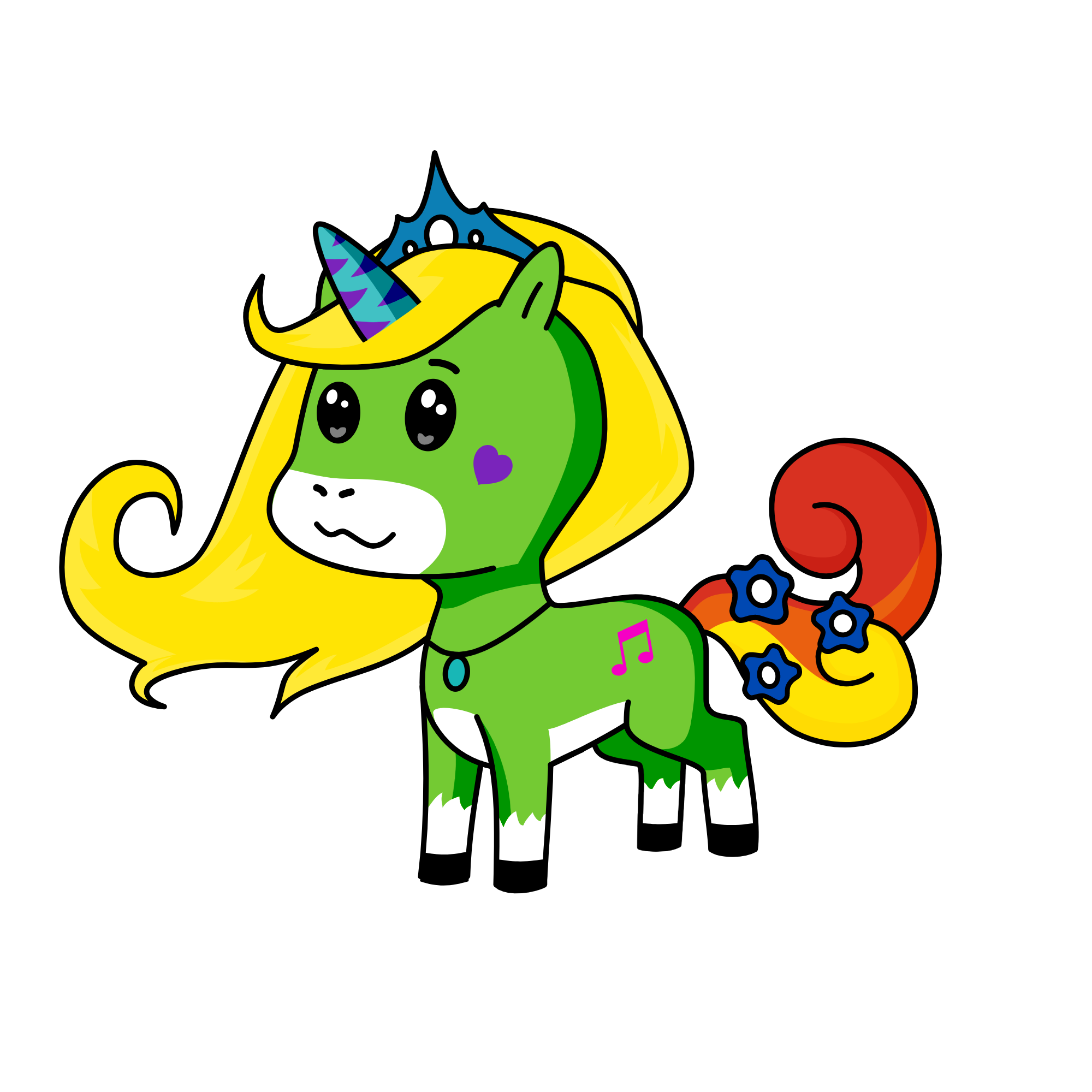 Evergreen, the unicorn