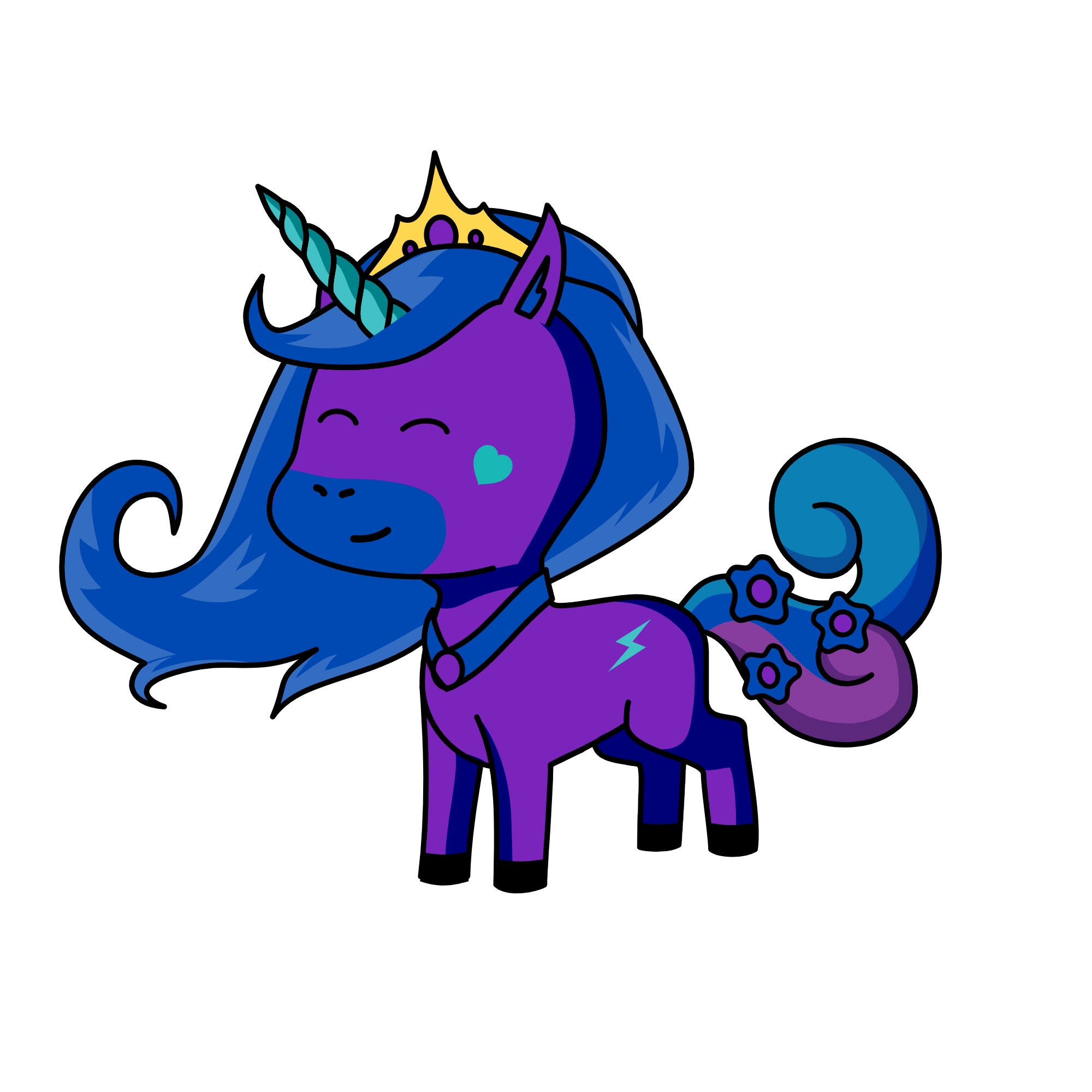 Nightshade, the unicorn