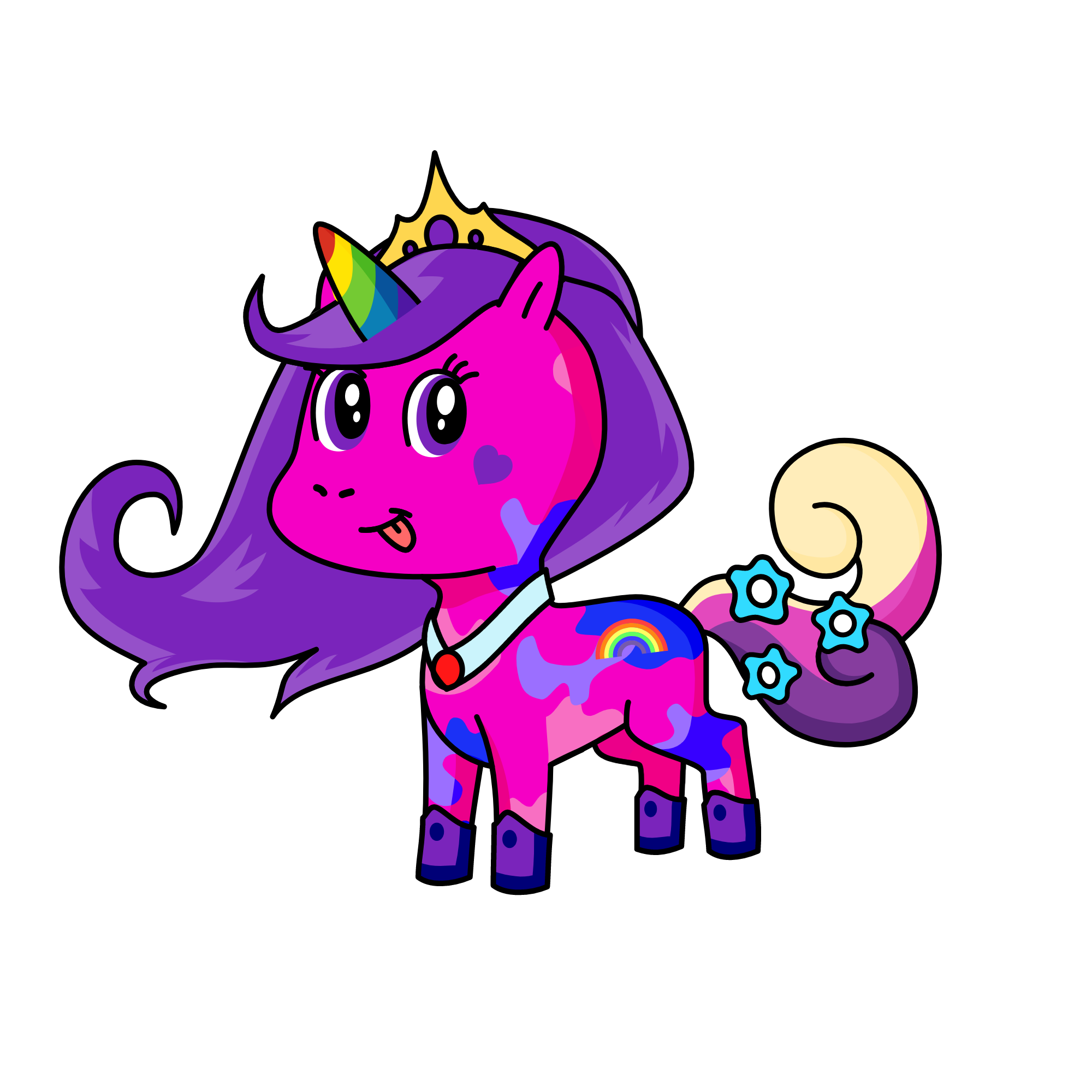 hi to, the unicorn