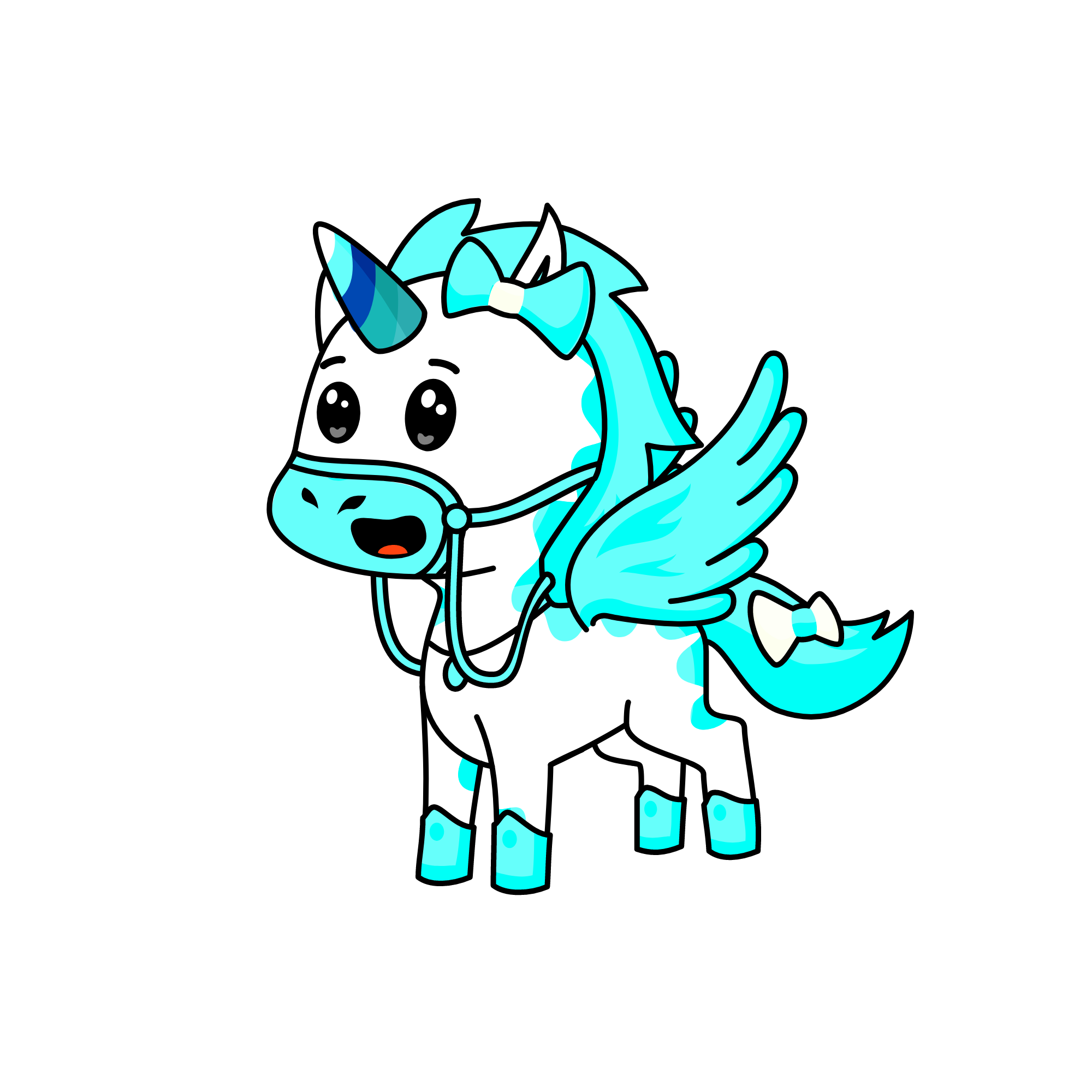Frosty Breath, the unicorn